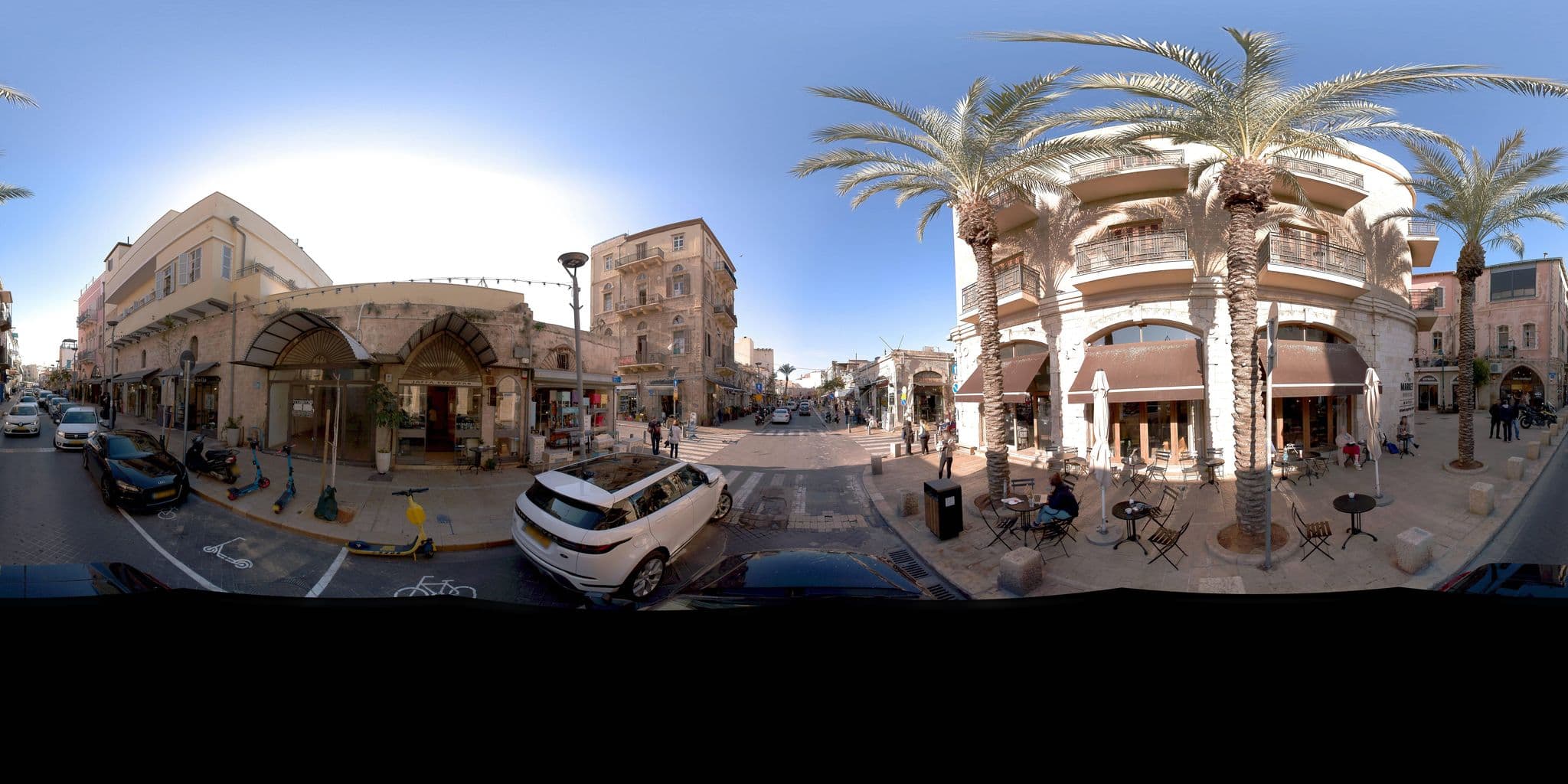 Street view near Market House Hotel, Jaffa — © jeffreymartin (CC BY-SA · Mapillary)