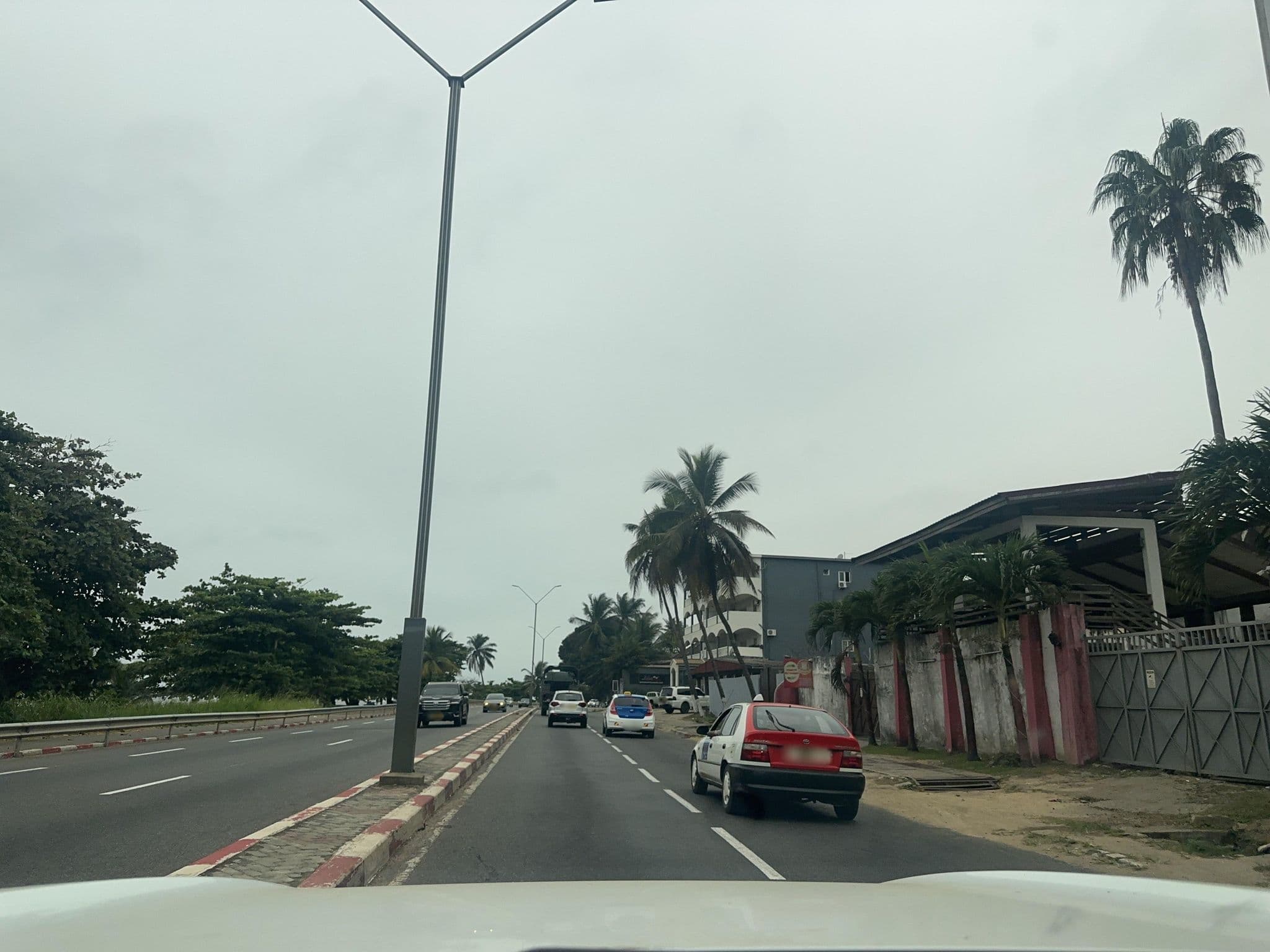Street view near Namaste, Libreville — © AGOUZE (CC BY-SA · Mapillary)