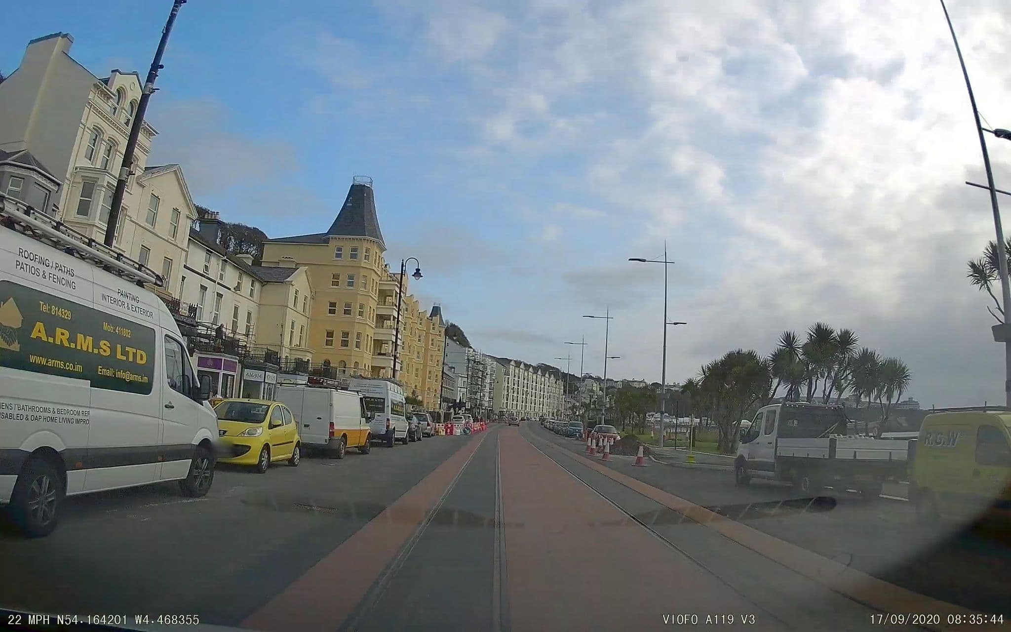 Street view near The Edelweiss, Douglas — © iomham (CC BY-SA · Mapillary)