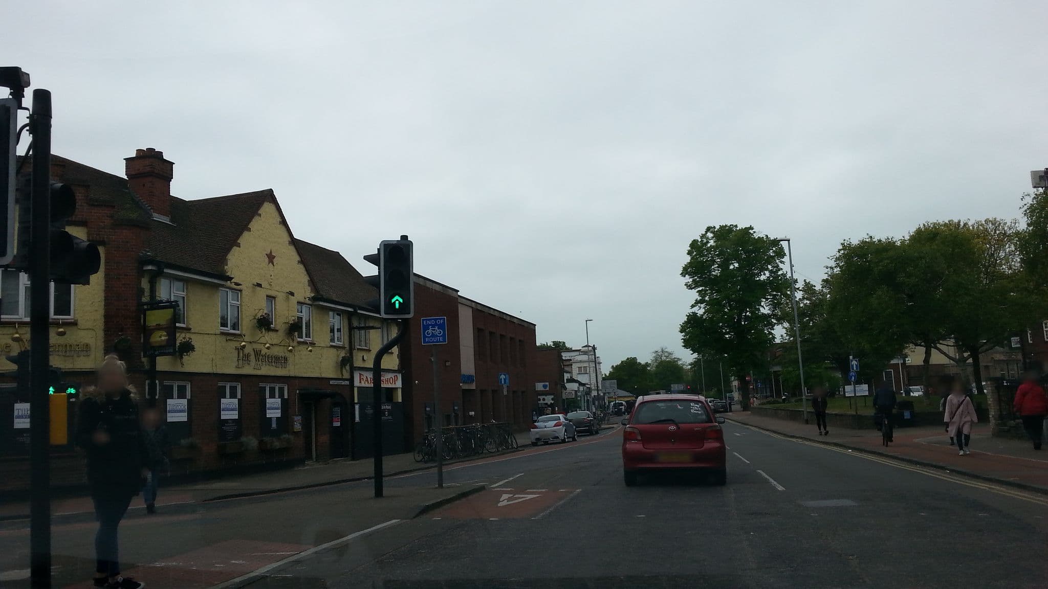 Street view near The Waterman, Cambridge — © adam2 (CC BY-SA · Mapillary)