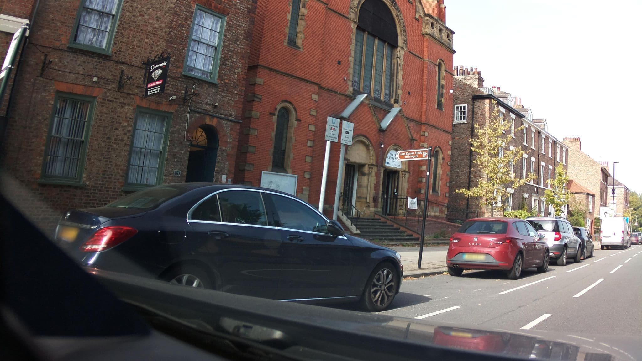 Street view near Diamonds Inn, York