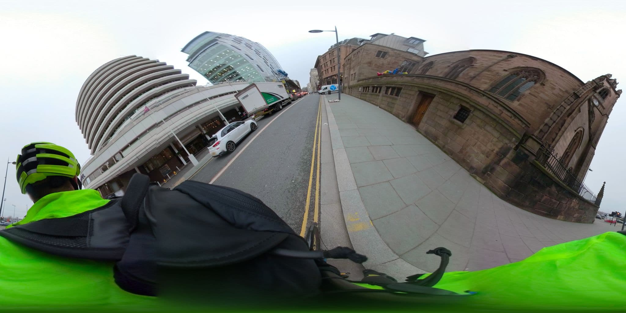 Street view near Atlantic Tower Hotel, Liverpool — © gjpalmer (CC BY-SA · Mapillary)