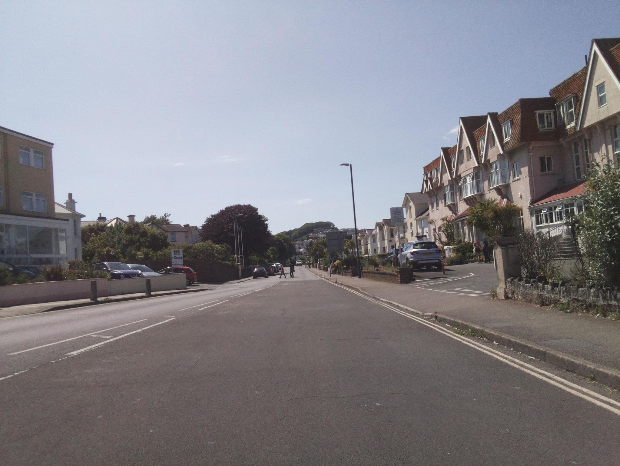 Street view near Esplanade Hotel, Paignton