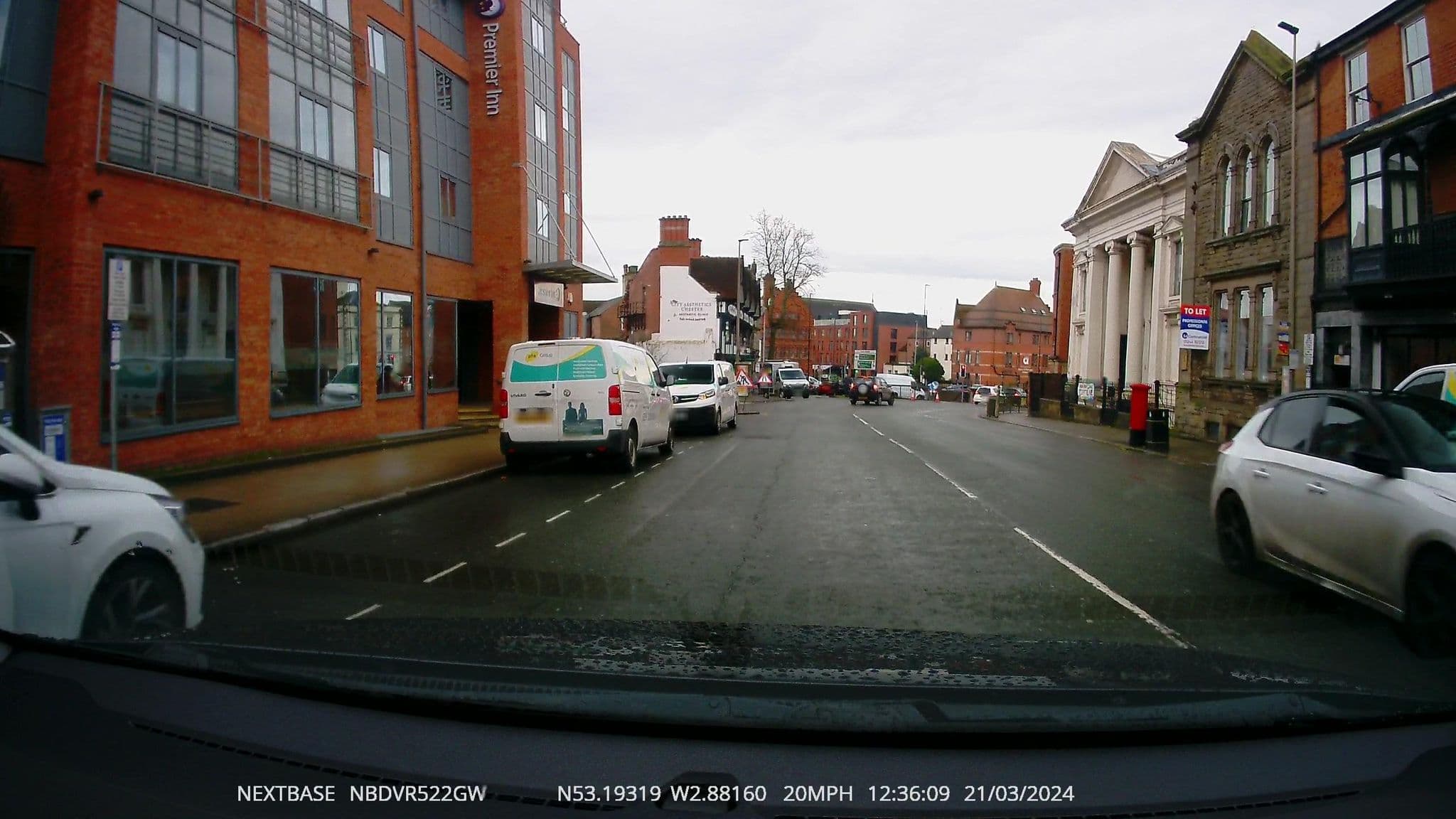 Street view near Premier Inn Chester City Centre, Chester — © RyanBush (CC BY-SA · Mapillary)