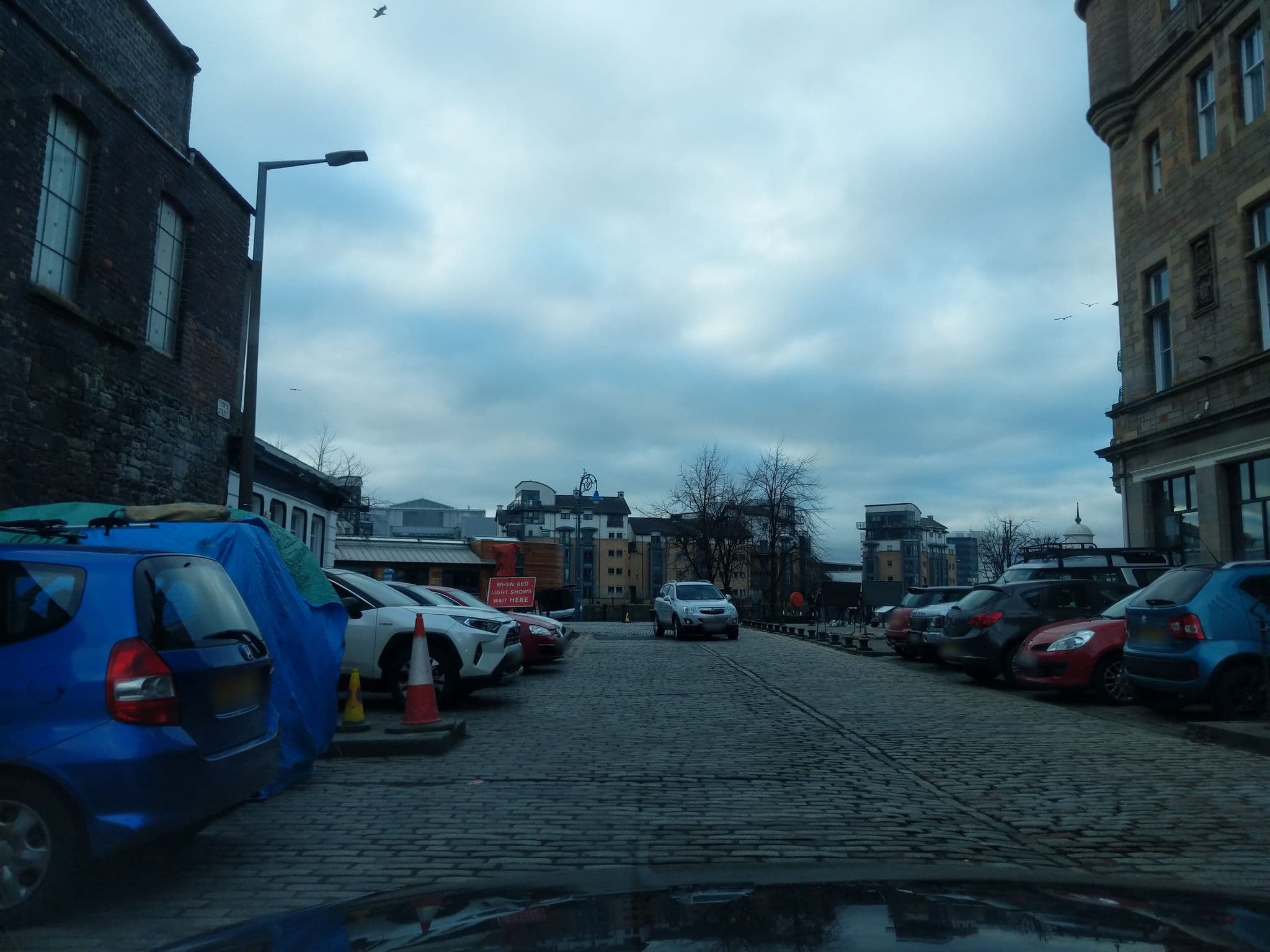 Street view near Malmaison, Edinburgh