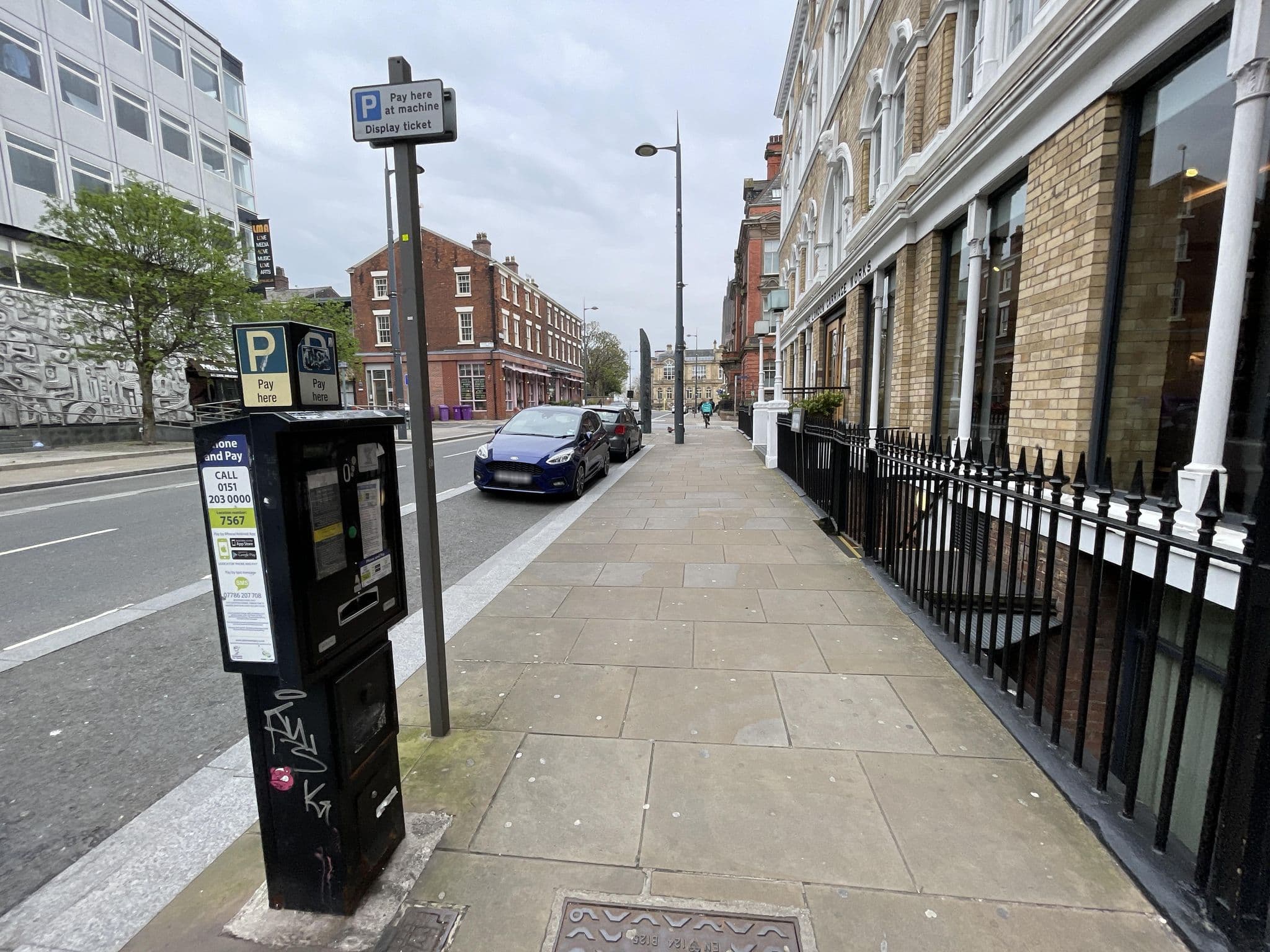 Street view near Hope Street Hotel, Liverpool — © filipb (CC BY-SA · Mapillary)