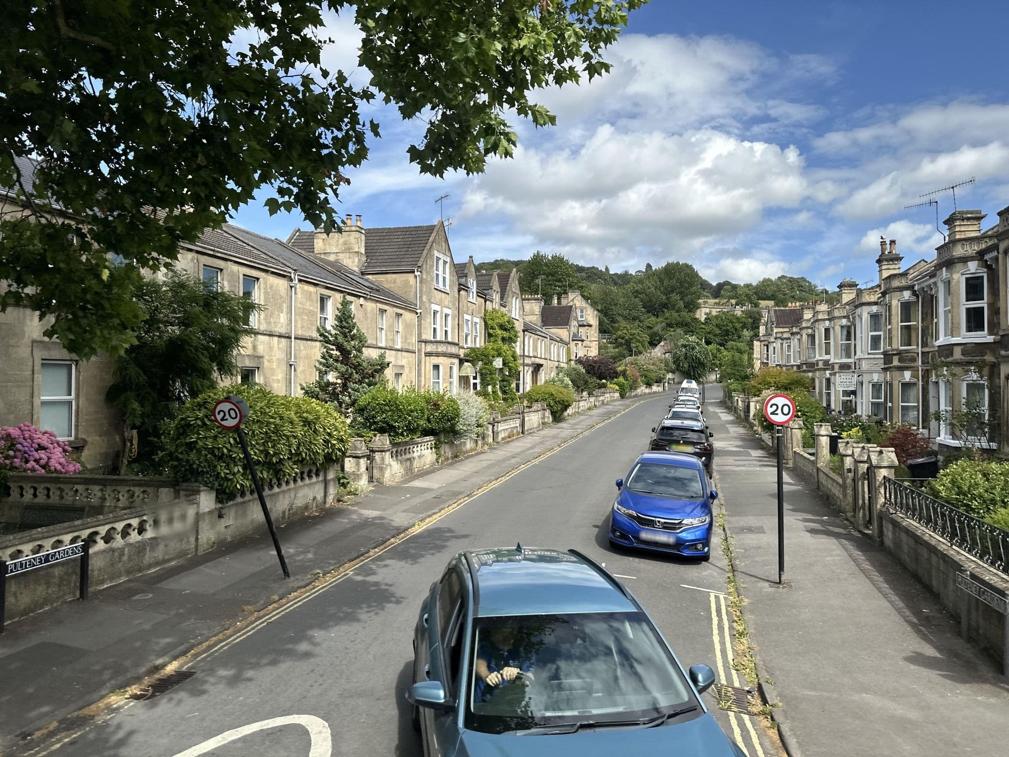 Street view near White Guest House, Bath