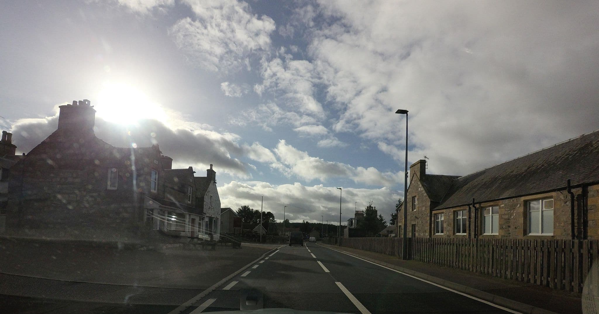 Street view near Cromdale Outdoor Centre, Grantown on Spey — © hobgoblin (CC BY-SA · Mapillary)