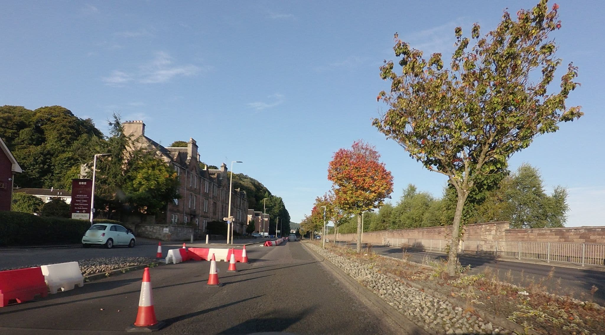 Street view near Chieftan Hotel, Inverness
