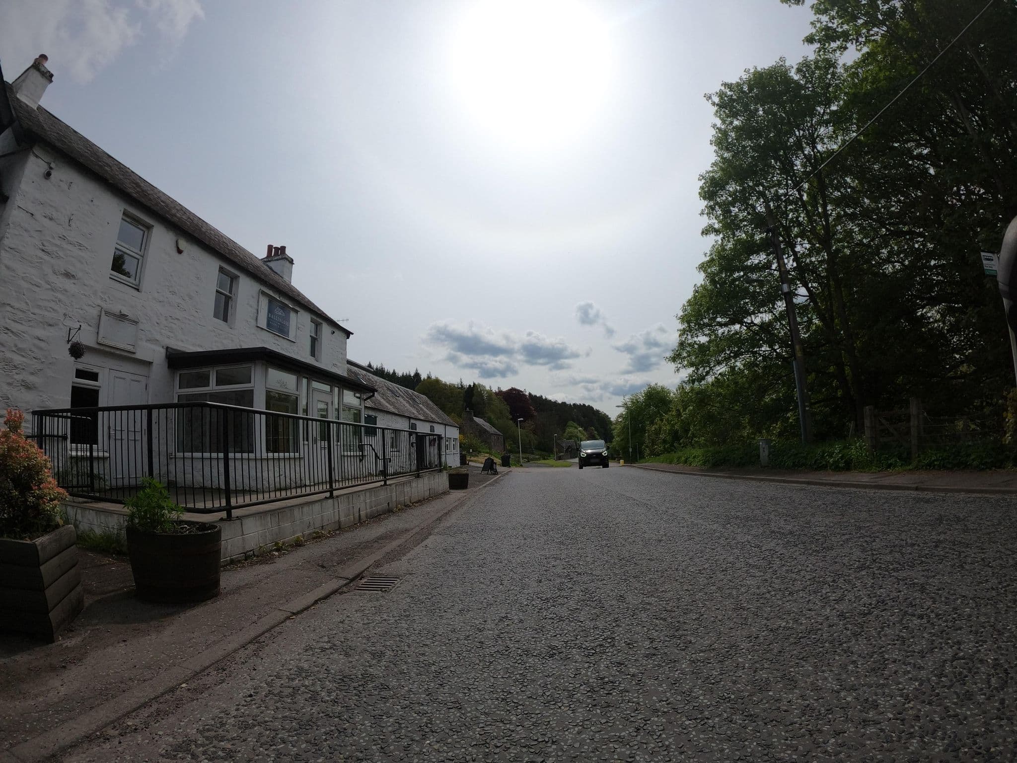 Street view near Ballinluig Hotel, Pitlochry — © plexi32 (CC BY-SA · Mapillary)
