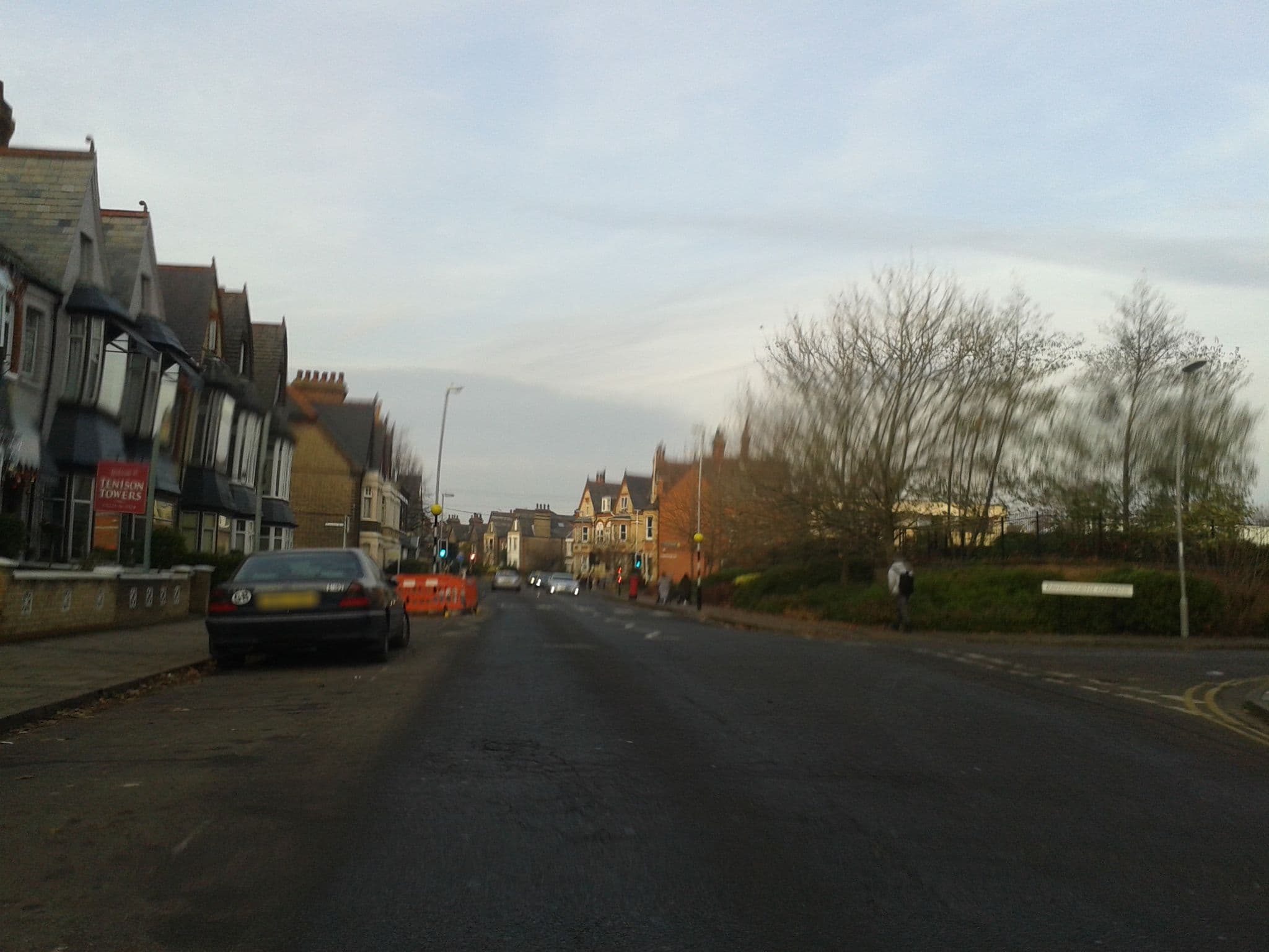 Street view near Railway Lodge, Cambridge — © cyclestreets (CC BY-SA · Mapillary)