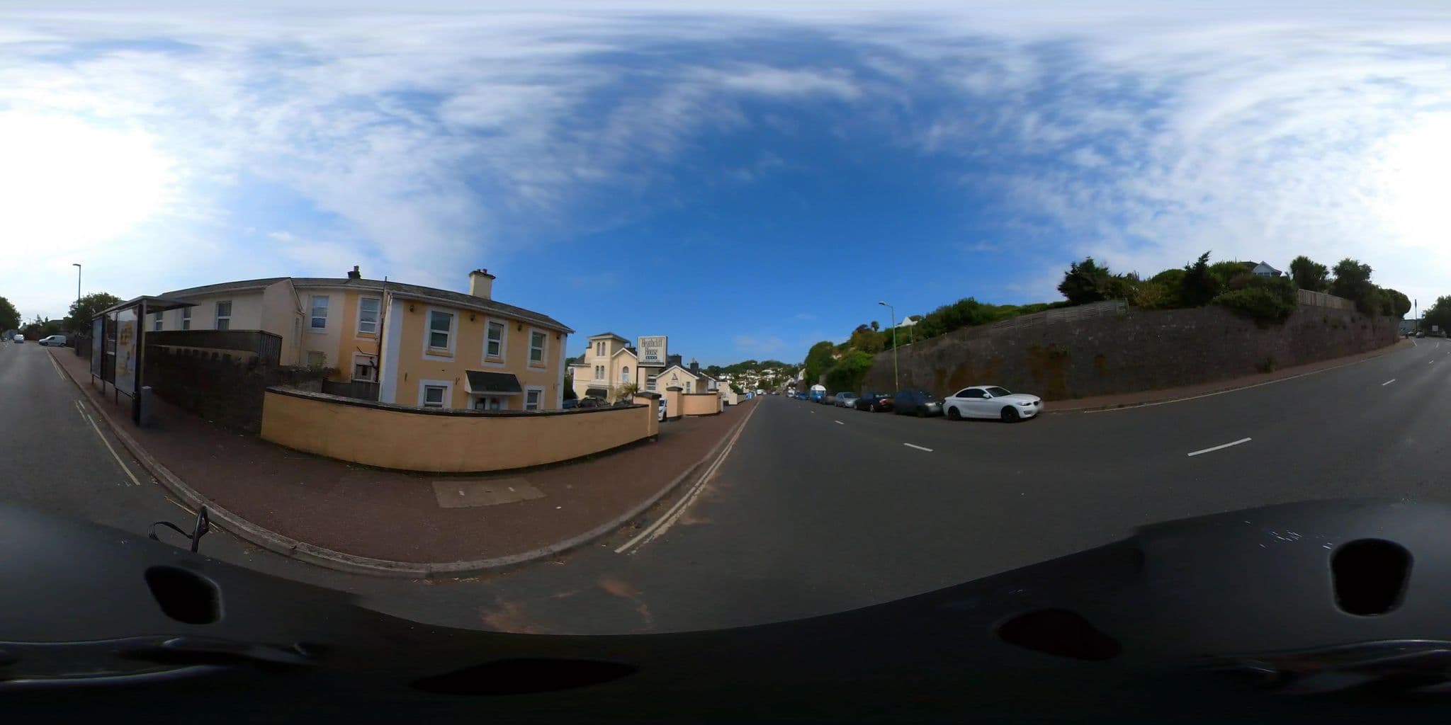 Street view near Heathcliff House, Cockington — © TomBrough2024 (CC BY-SA · Mapillary)