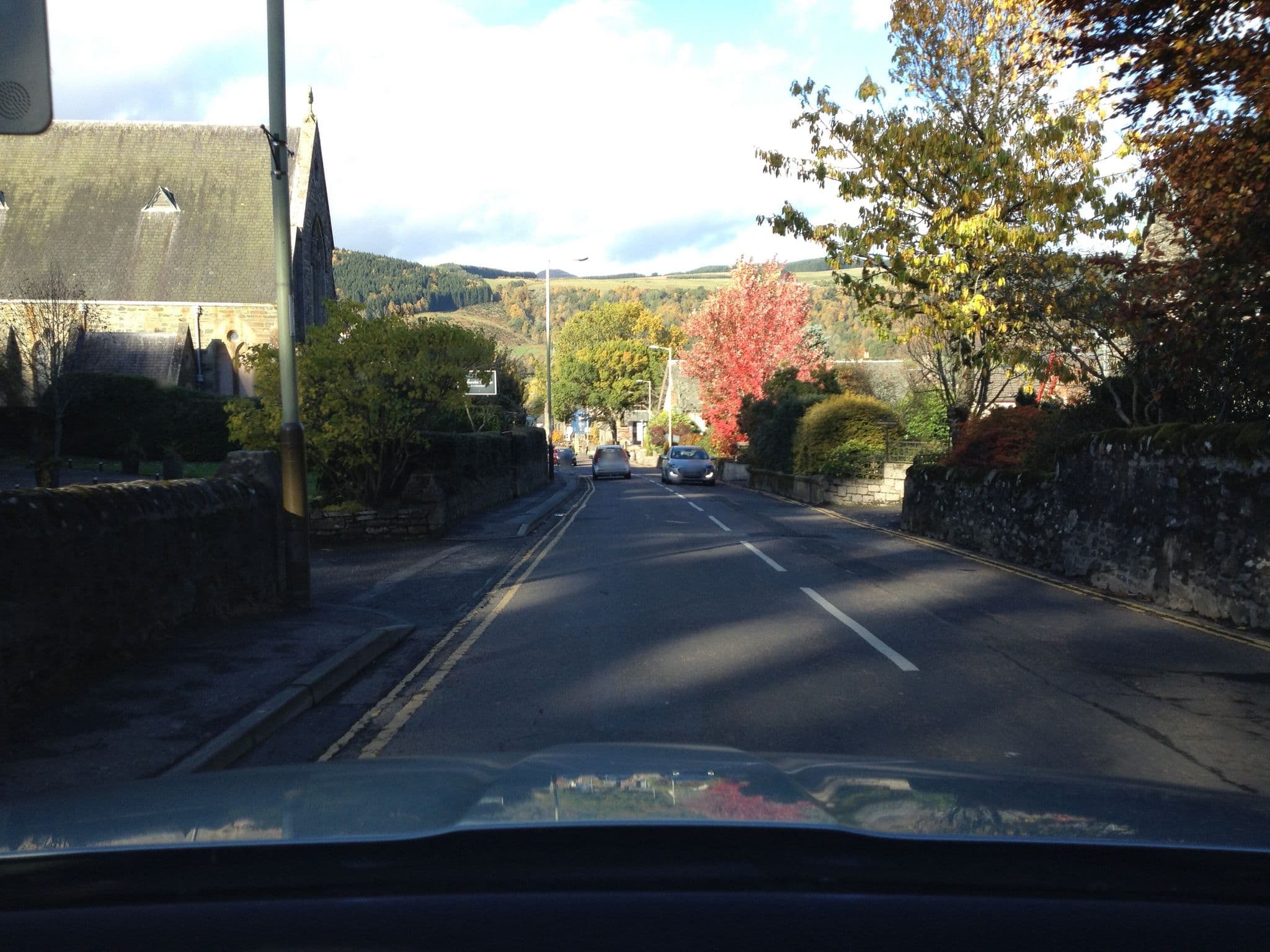 Street view near Balnearn House B&B, Aberfeldy — © hobgoblin (CC BY-SA · Mapillary)