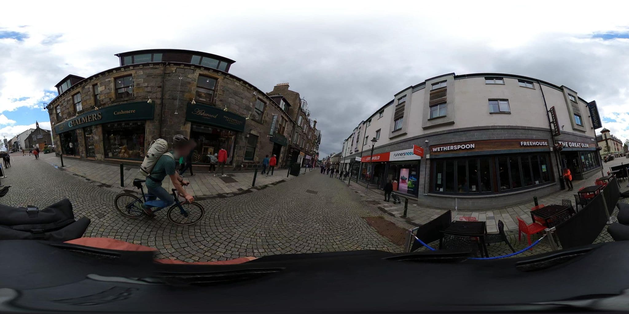 Street view near Travelodge, Fort William — © marksmith-orchy (CC BY-SA · Mapillary)