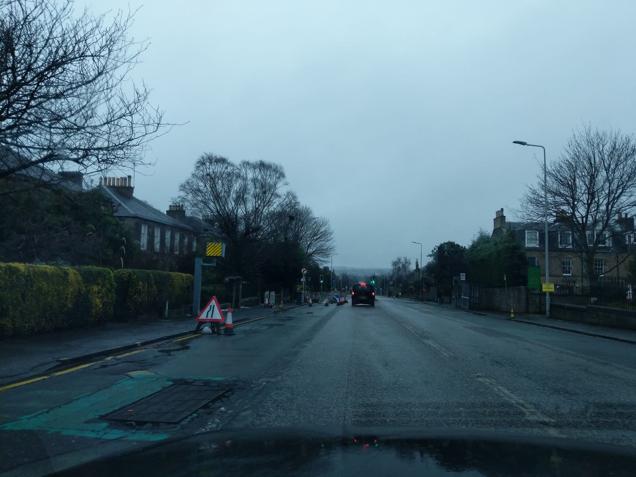 Street view near Sherwood, Edinburgh
