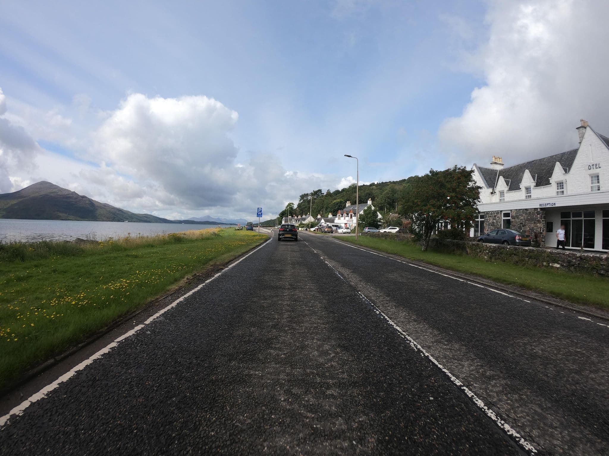 Street view near Balmacara Hotel, Portree