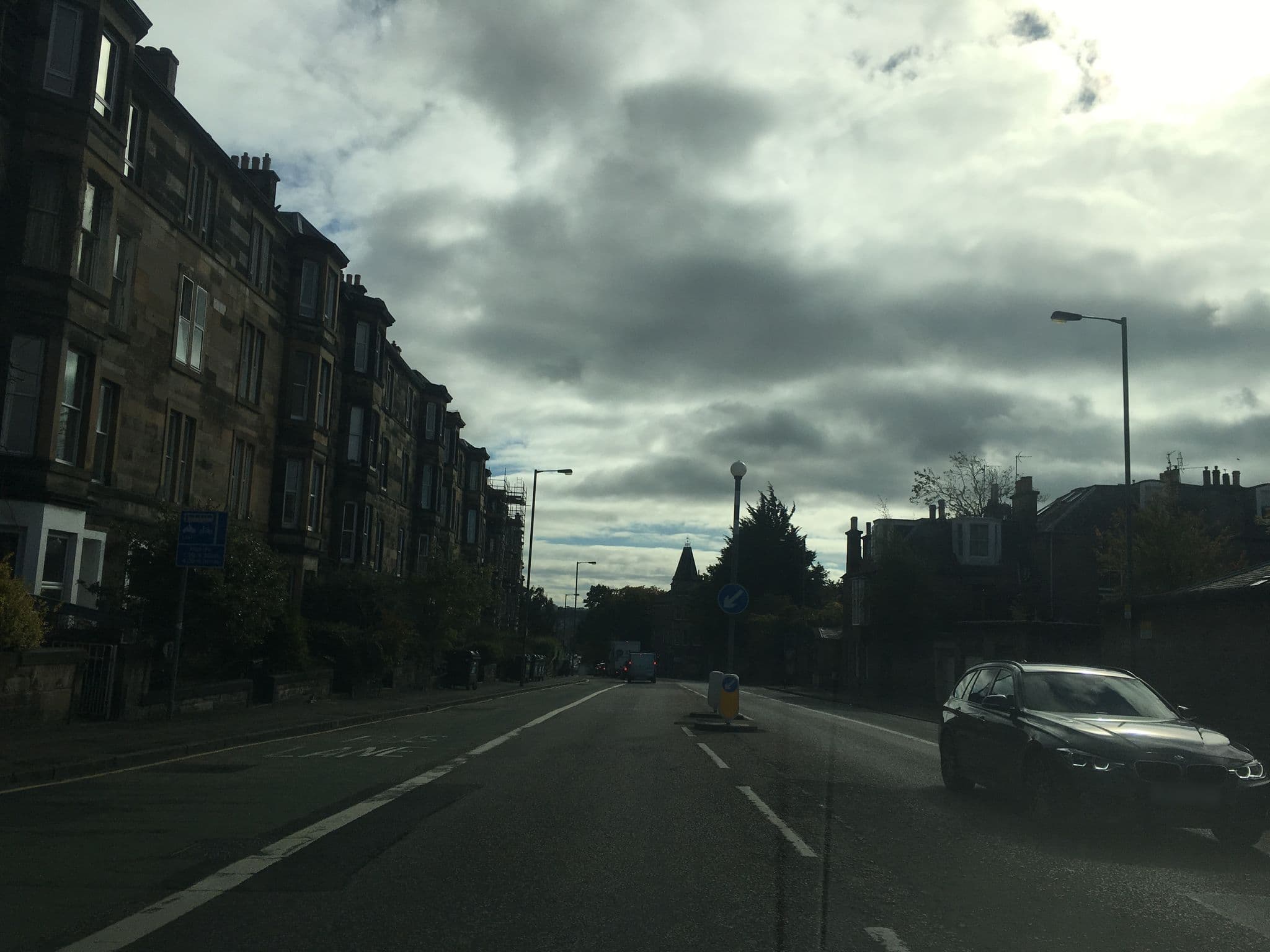 Street view near Rosehall Hotel, Edinburgh