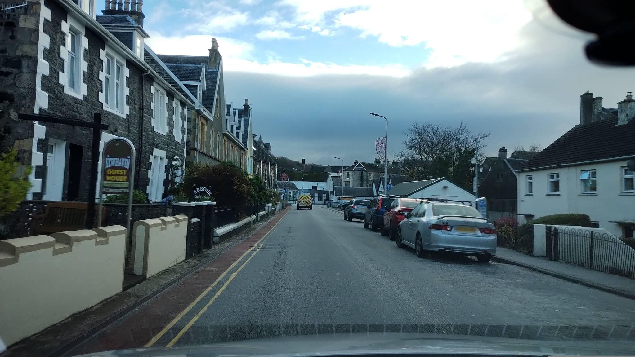 Street view near Dana Villa, Oban