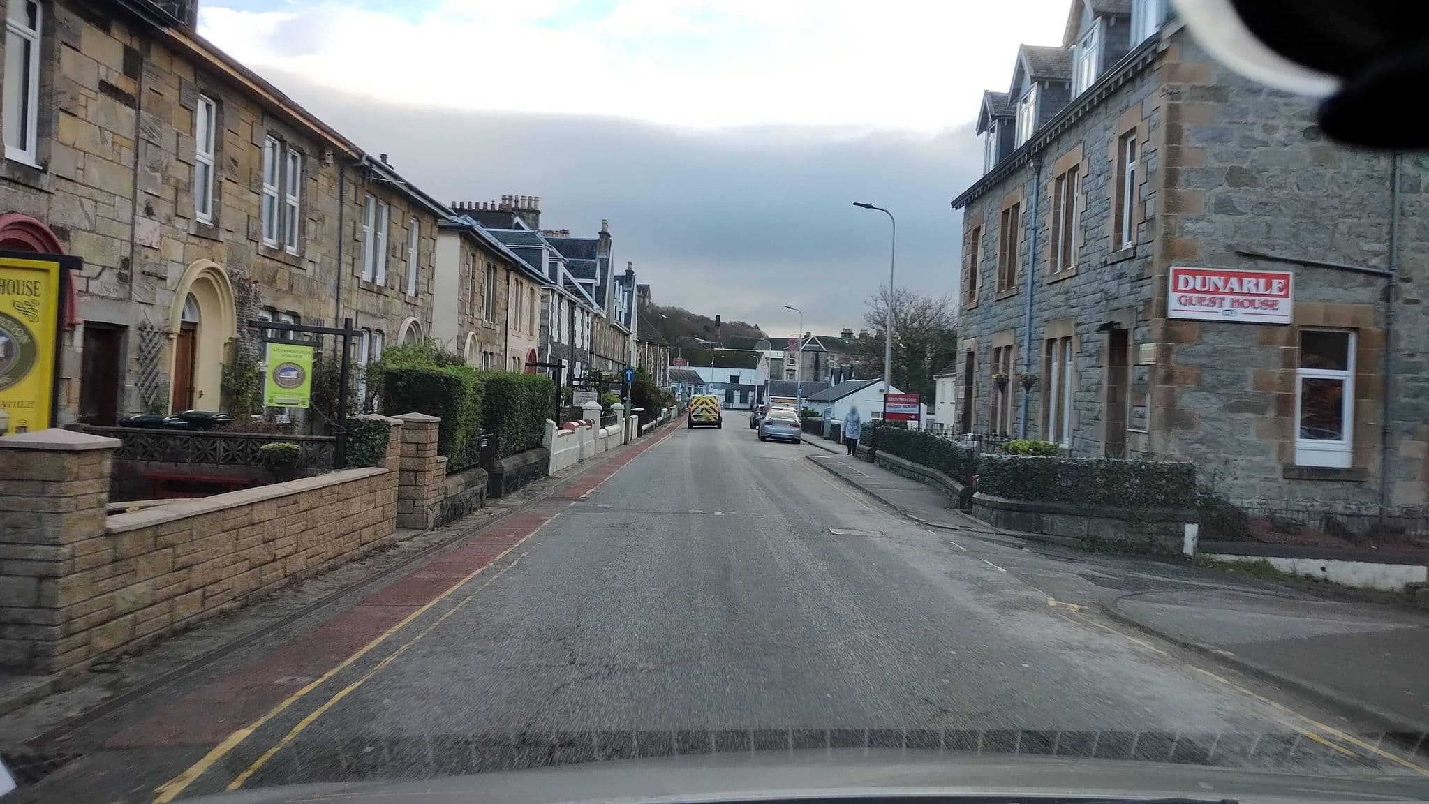 Street view near Hamilton House, Oban