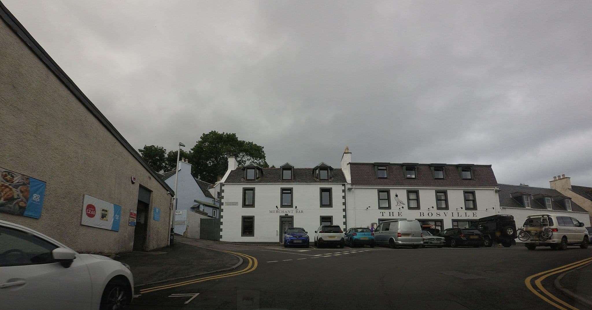 Street view near The Sheiling, Portree