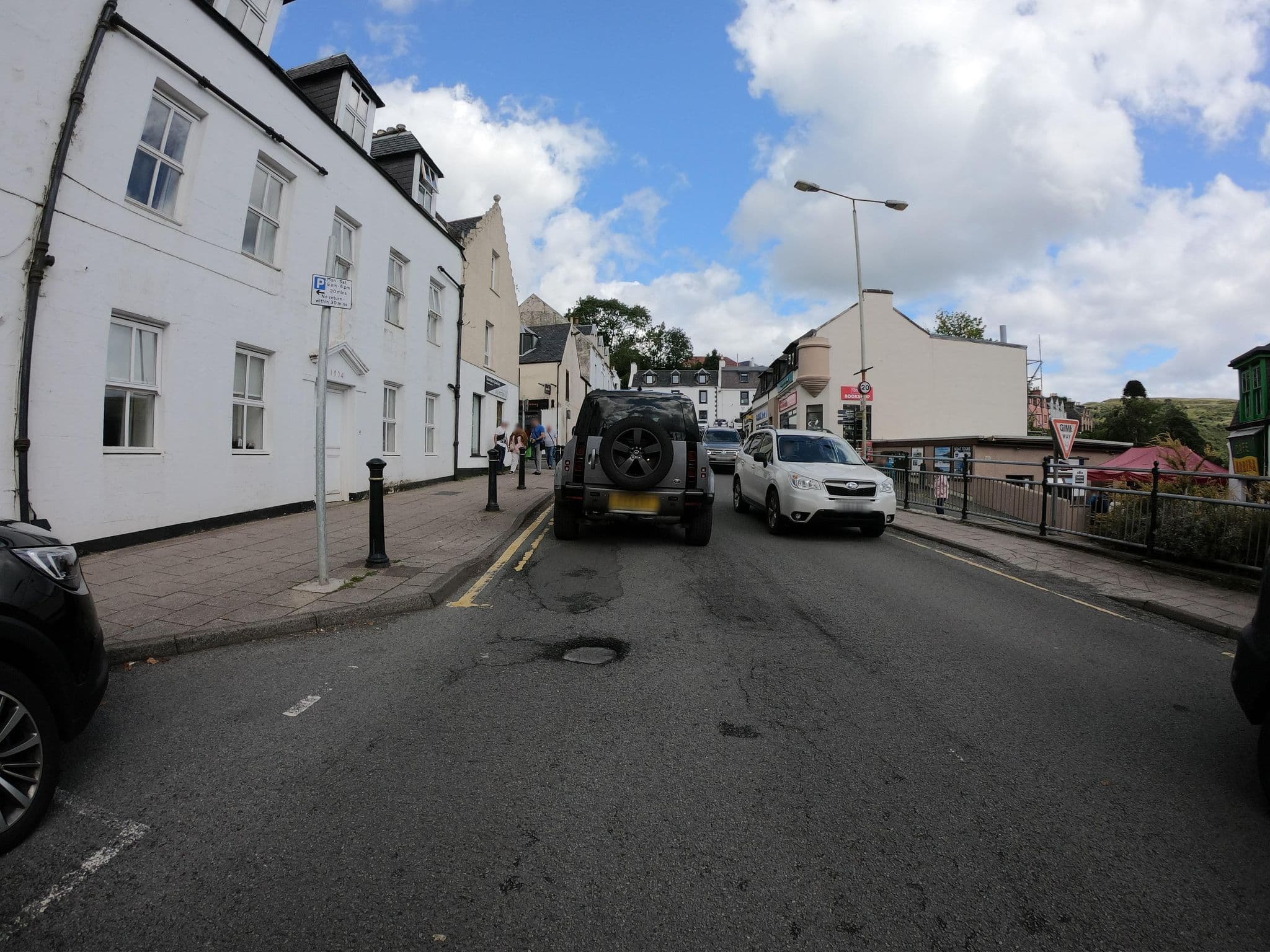 Street view near Tongadale Hotel, Portree