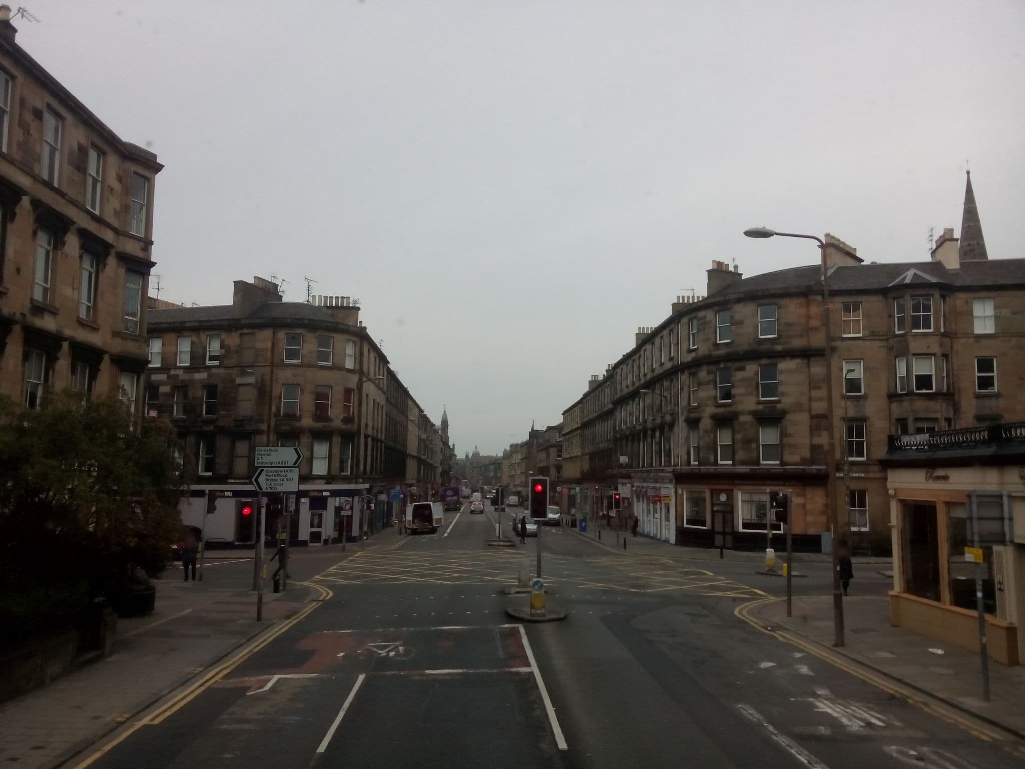 Street view near Southside, Edinburgh