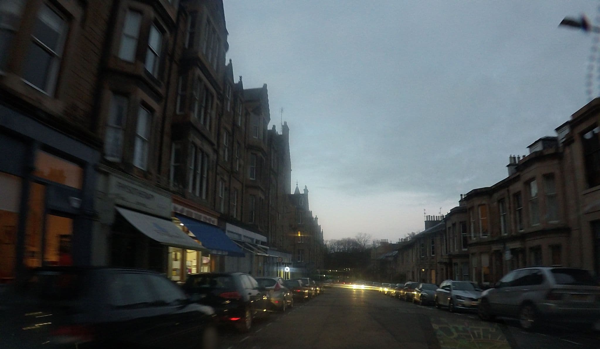 Street view near Argyle Backpackers, Edinburgh