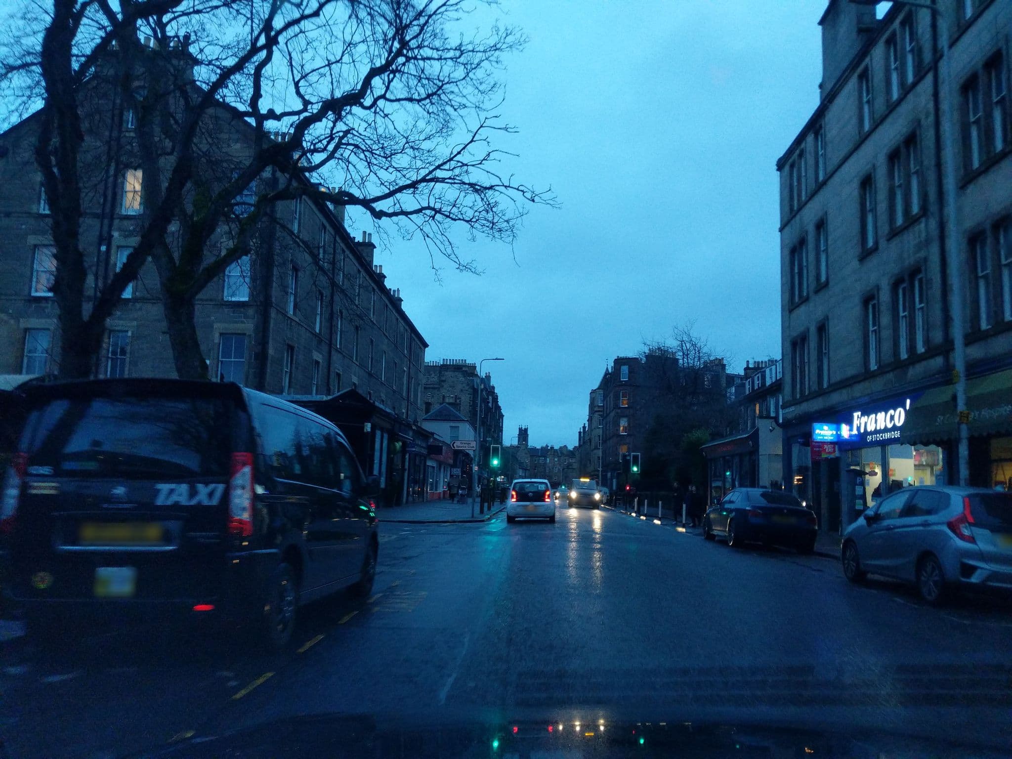 Street view near The Raeburn, Edinburgh