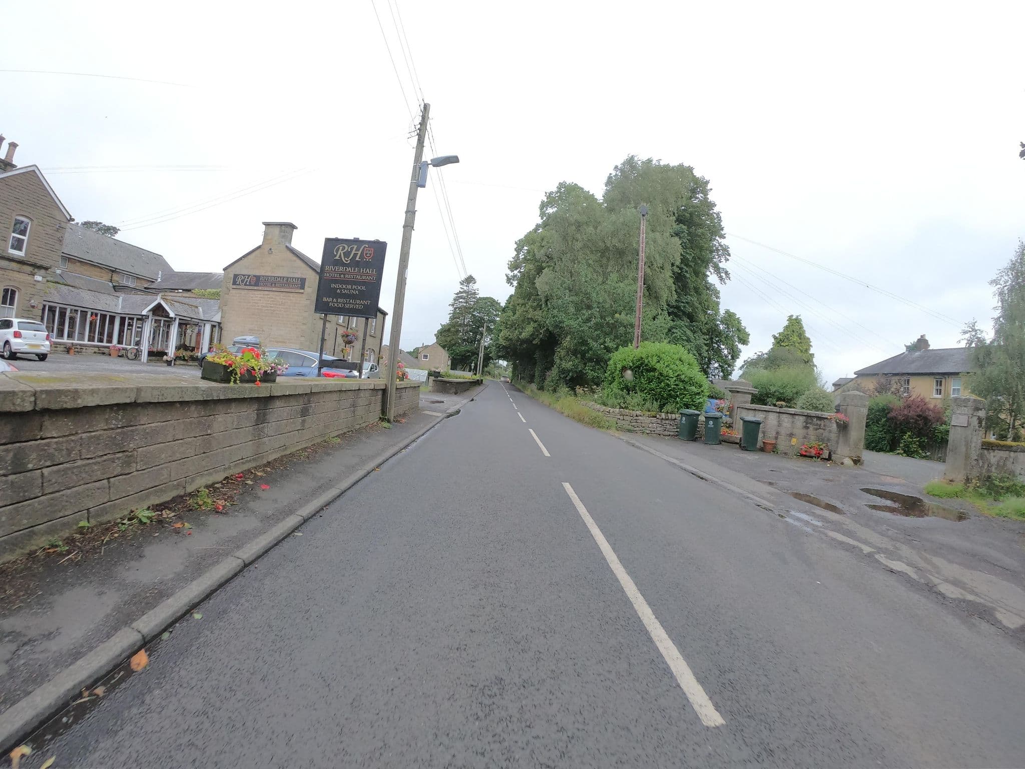 Street view near Riverdale Hall Country House Hotel, Bellingham — © joostjakob (CC BY-SA · Mapillary)