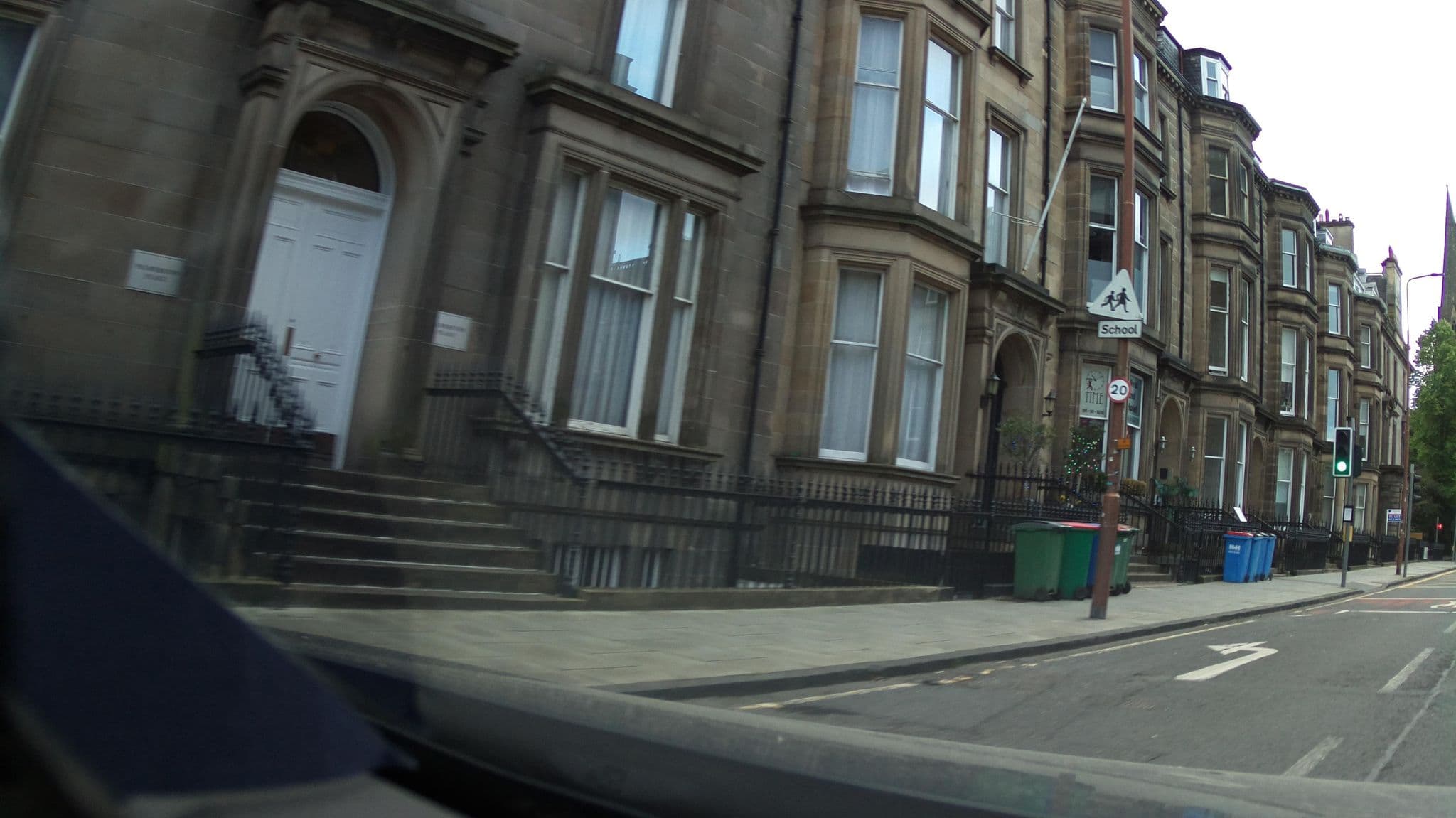 Street view near Palmerston Suites, Edinburgh