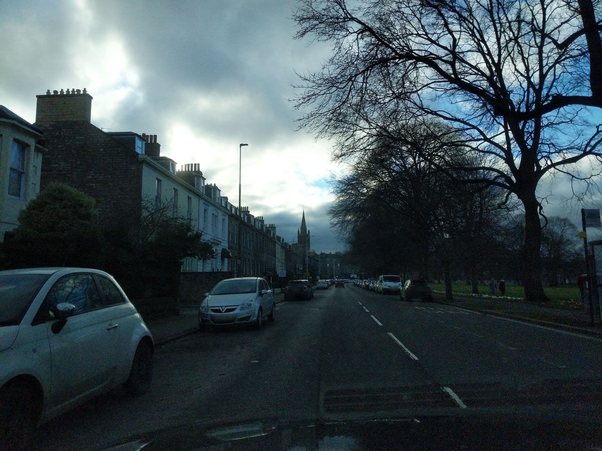 Street view near Mackenzie Guest House, Edinburgh