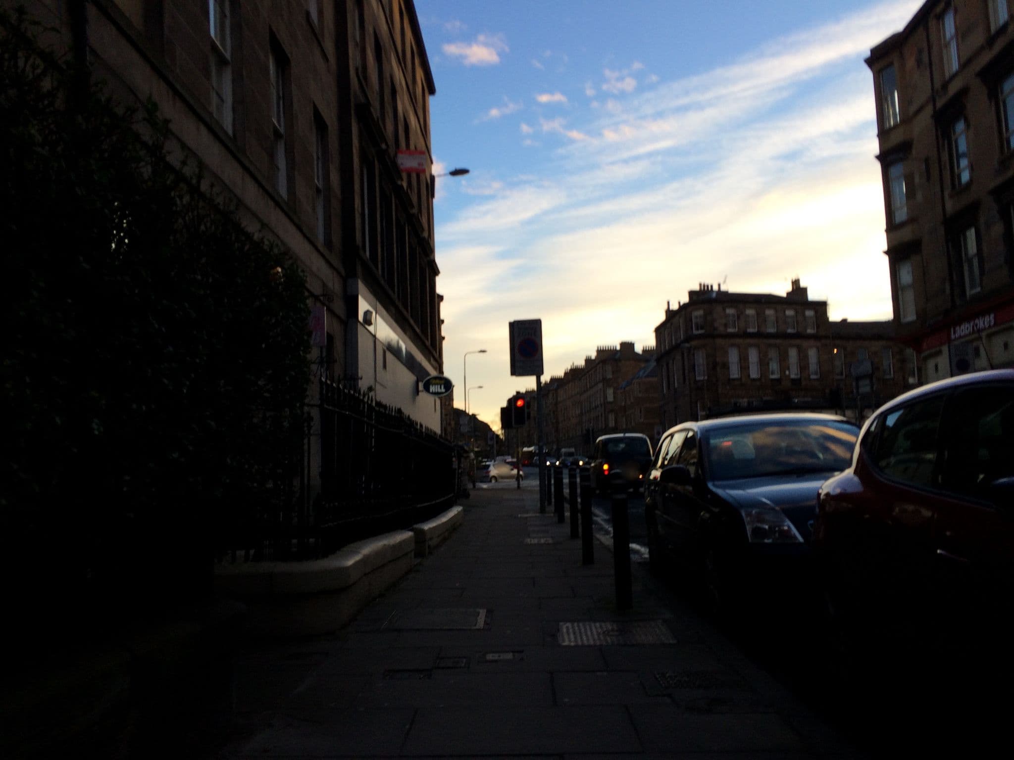 Street view near Sakura House, Edinburgh