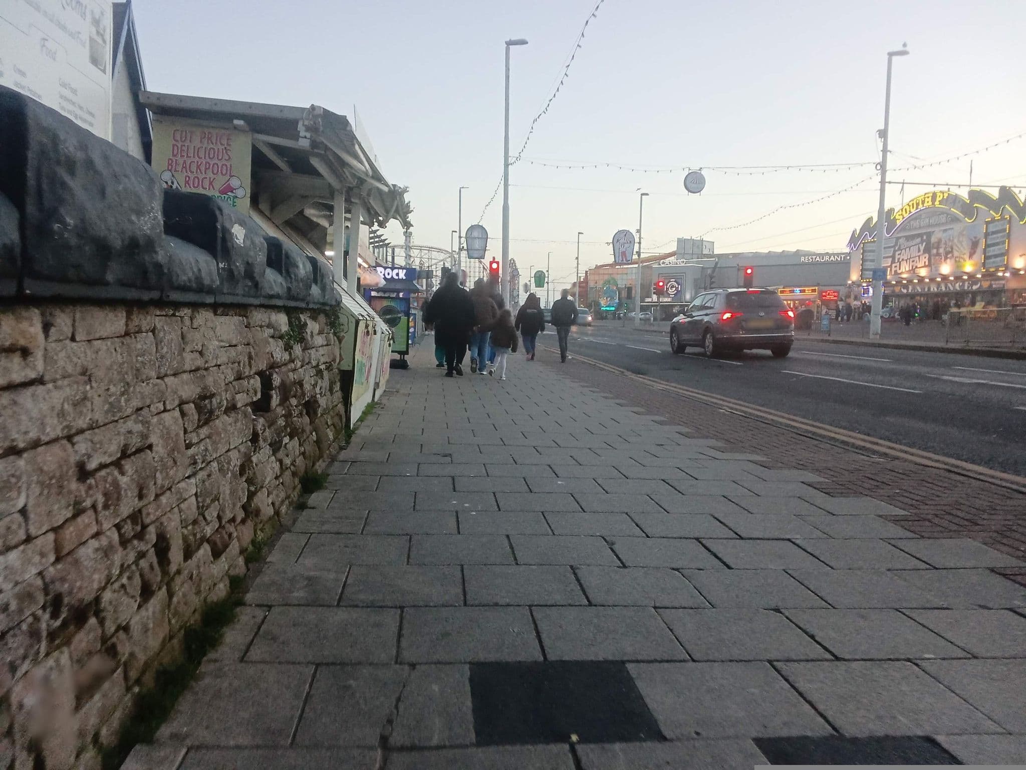 Street view near The Sands, Blackpool