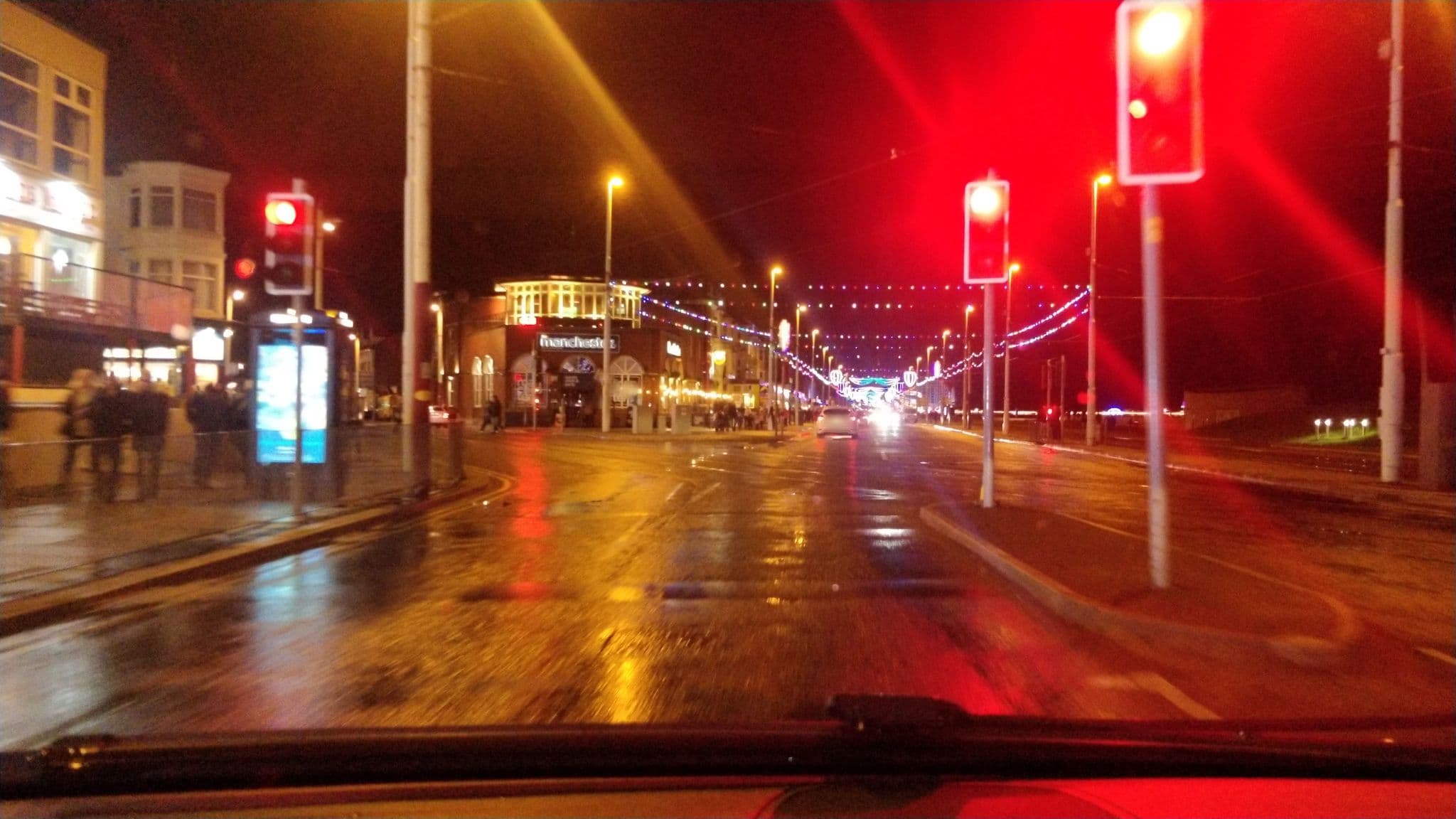 Street view near New Promenade Hotel, Blackpool