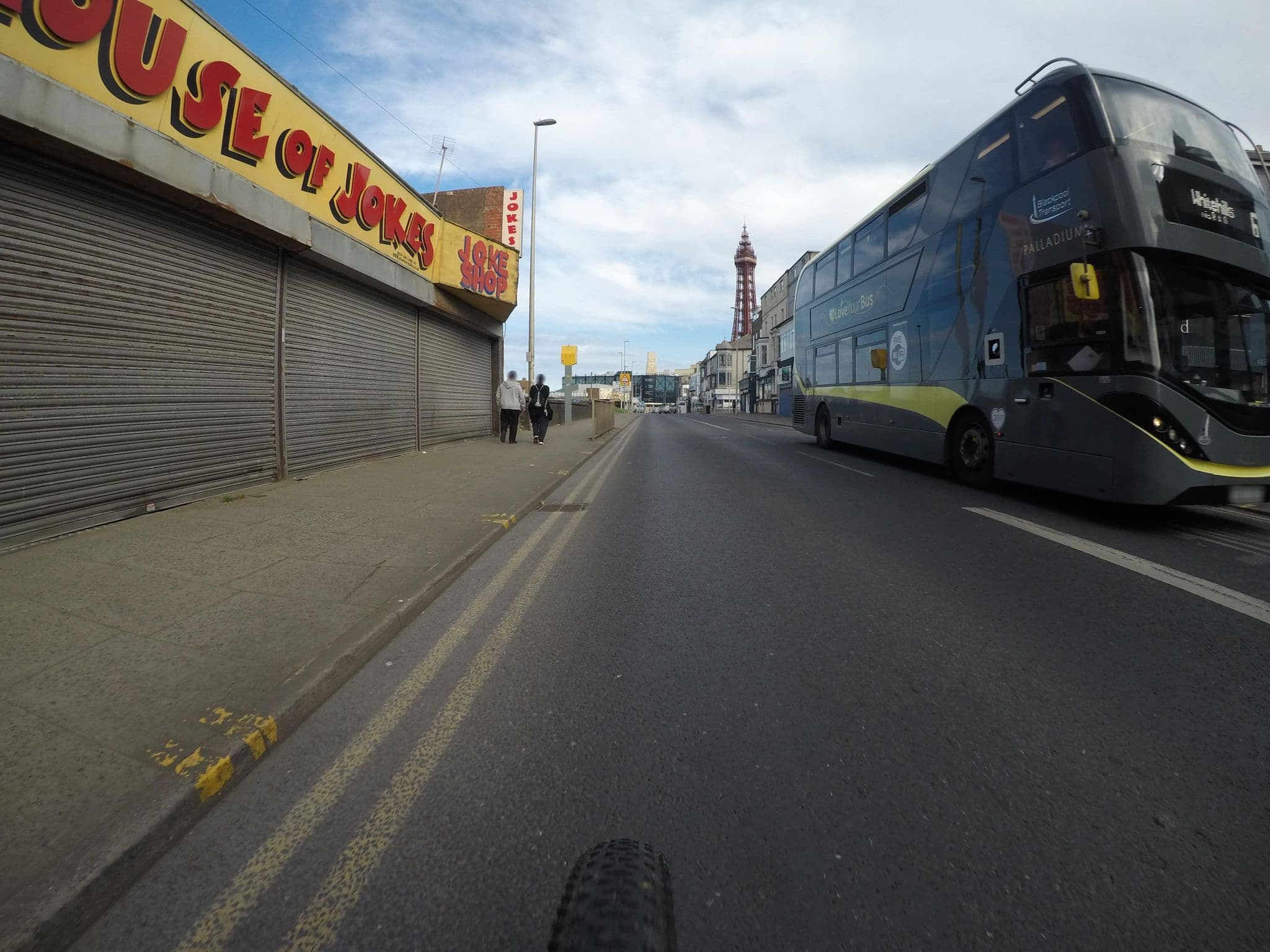 Street view near Newlands and Sunnyside Flats, Blackpool