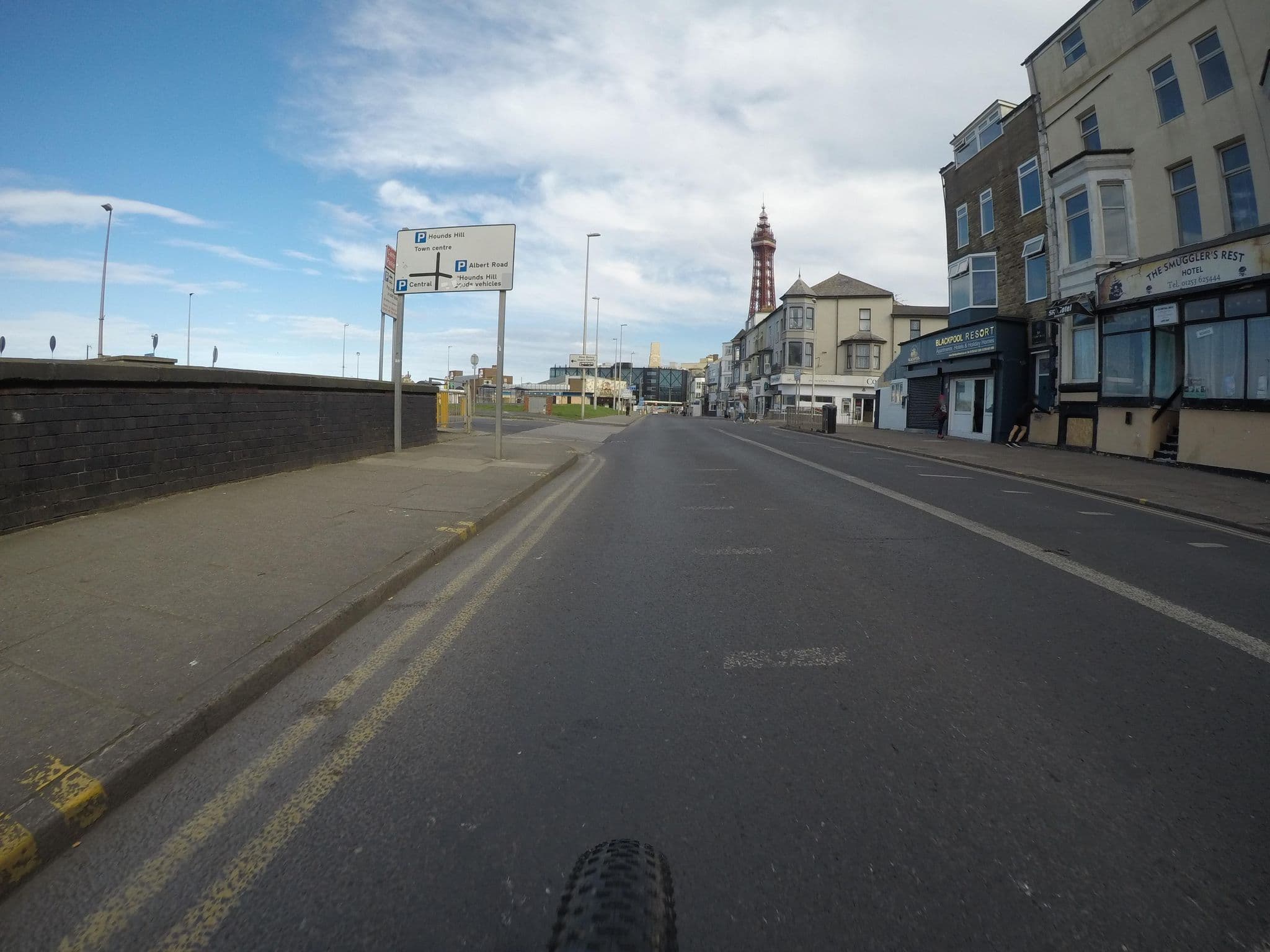 Street view near Hotel Calire Michelle, Blackpool