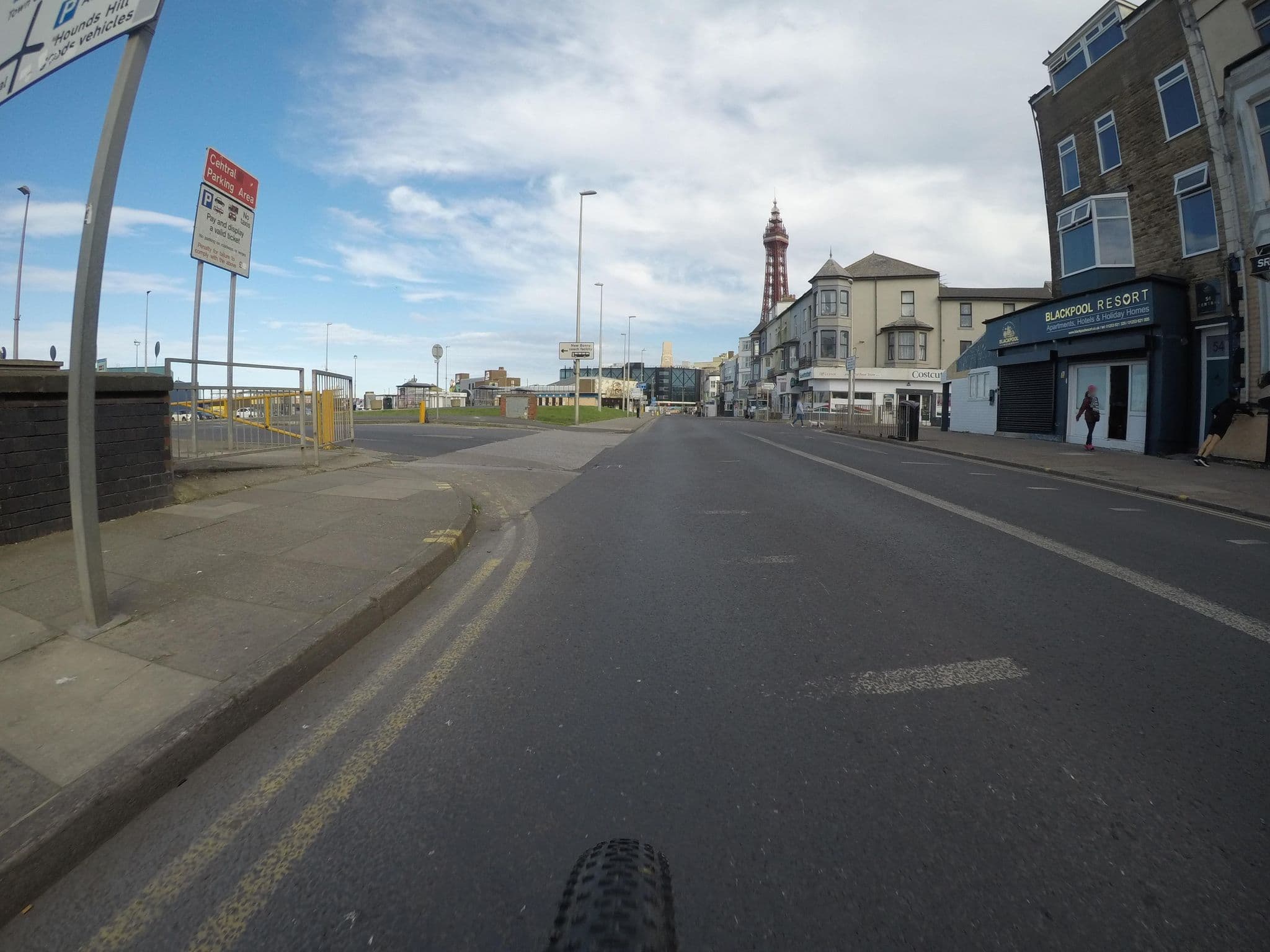 Street view near The Novello, Blackpool — © mfk (CC BY-SA · Mapillary)