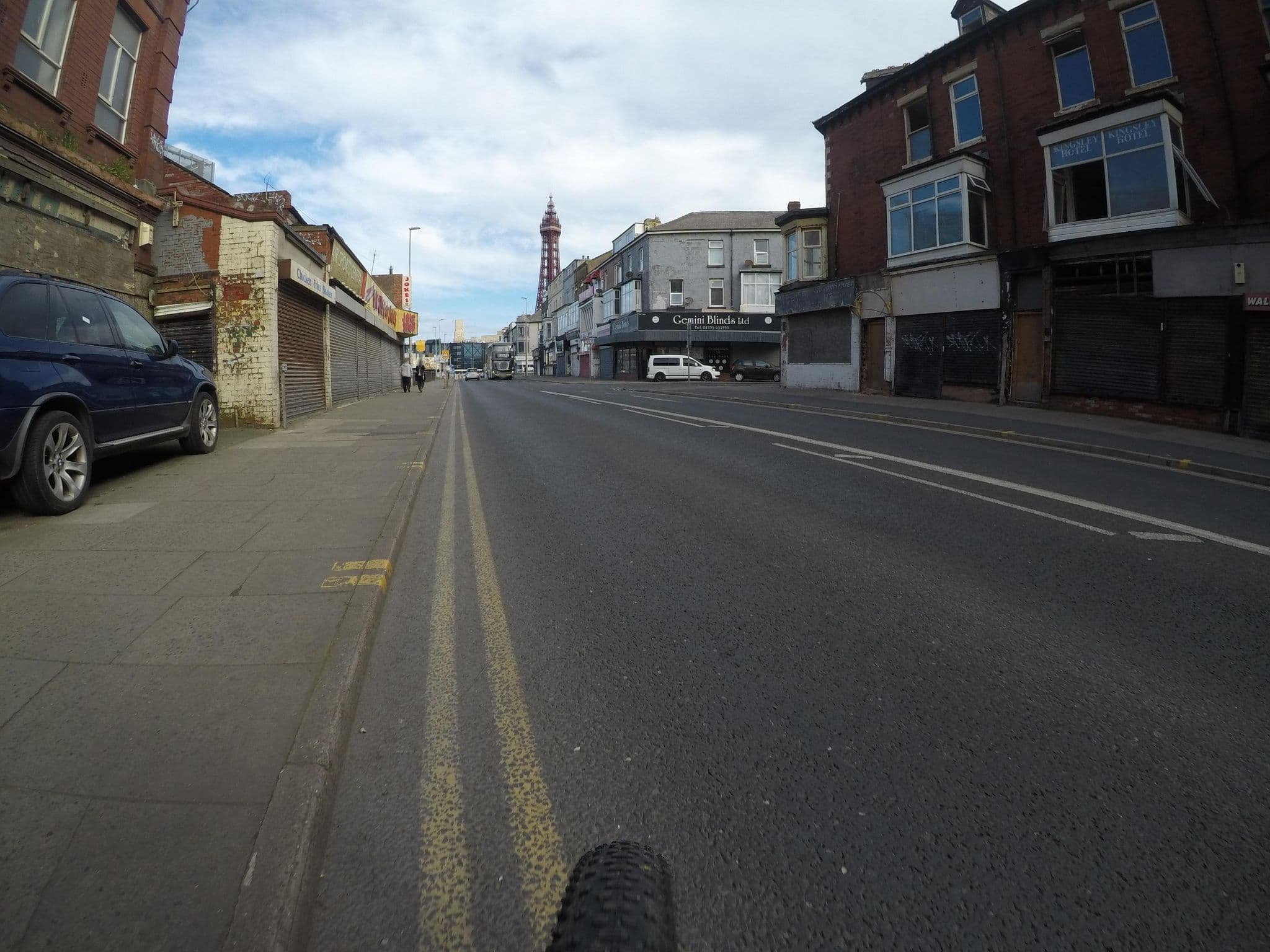Street view near Pennine Hotel, Blackpool