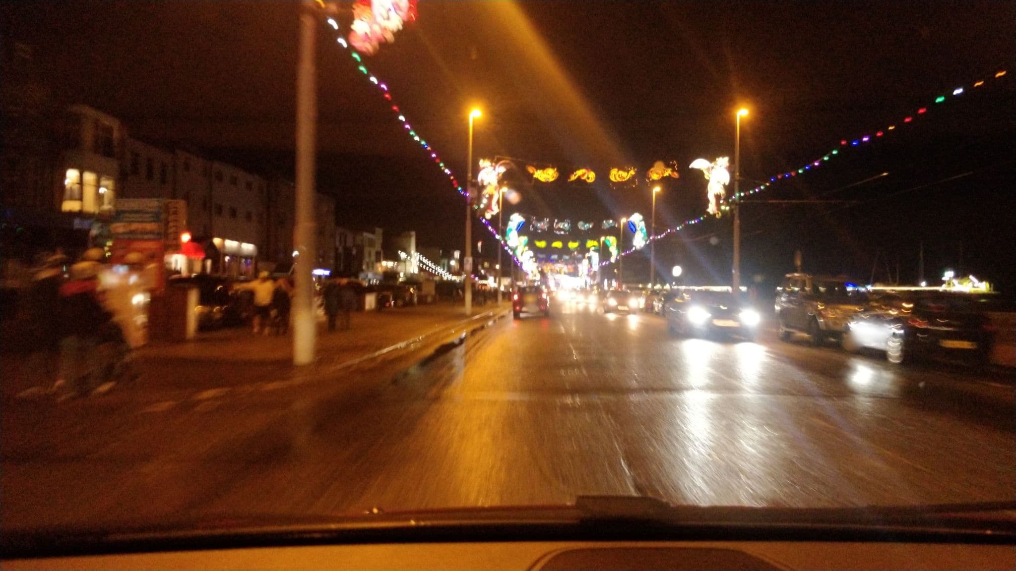 Street view near Hotel Renart, Blackpool