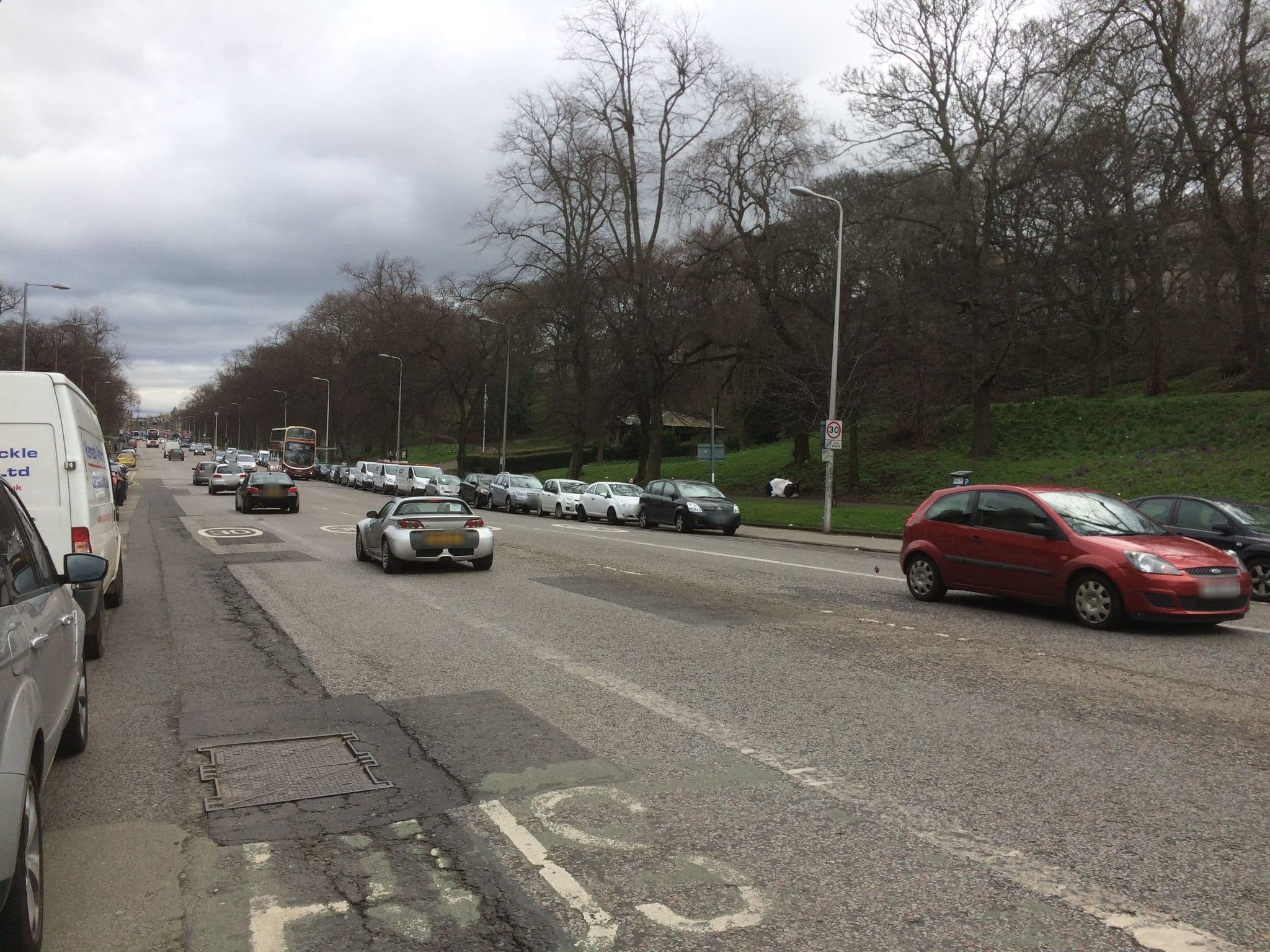 Street view near Cairn Apartments, Edinburgh