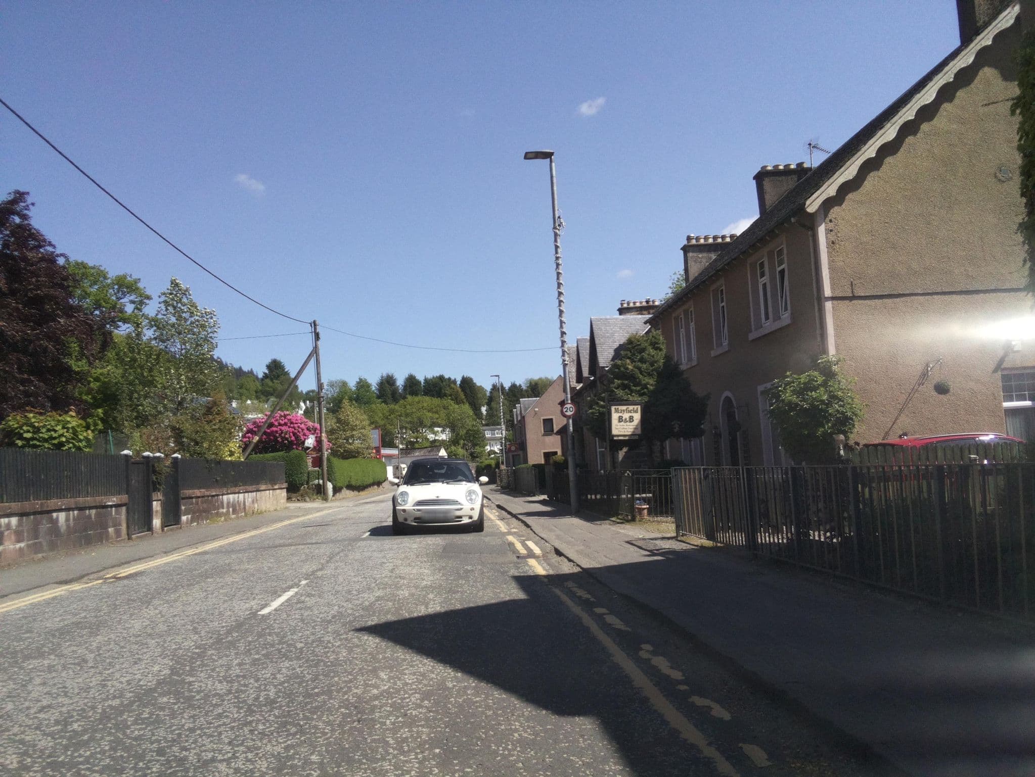 Street view near Mayfield B&B, Callander — © southglos (CC BY-SA · Mapillary)