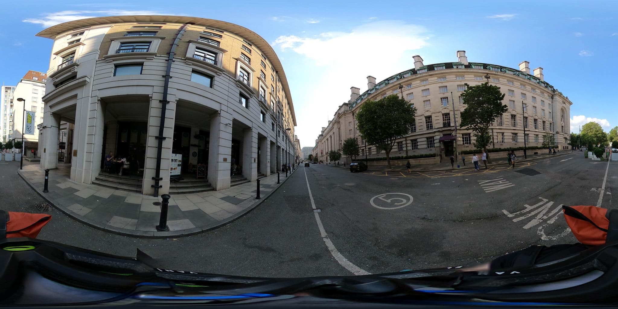 Street view near Premier Inn London County Hall, Lambeth — © Stefdegreef (CC BY-SA · Mapillary)