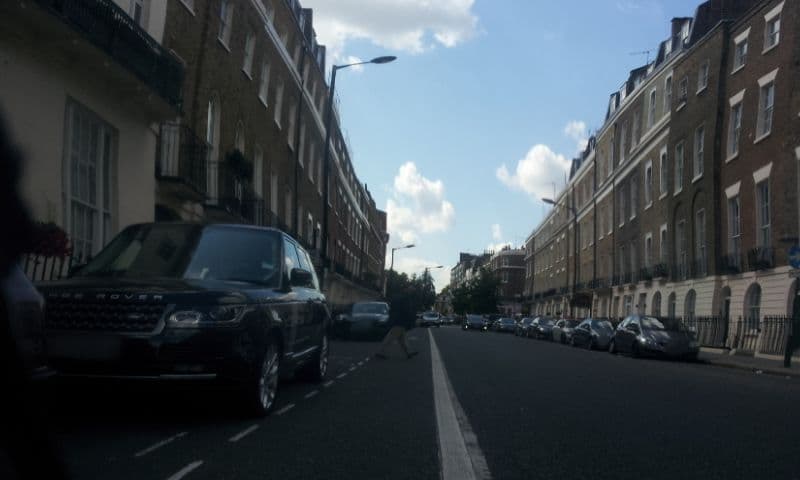 Street view near Lynton B&B Hotel, Pimlico — © paulbiv (CC BY-SA · Mapillary)