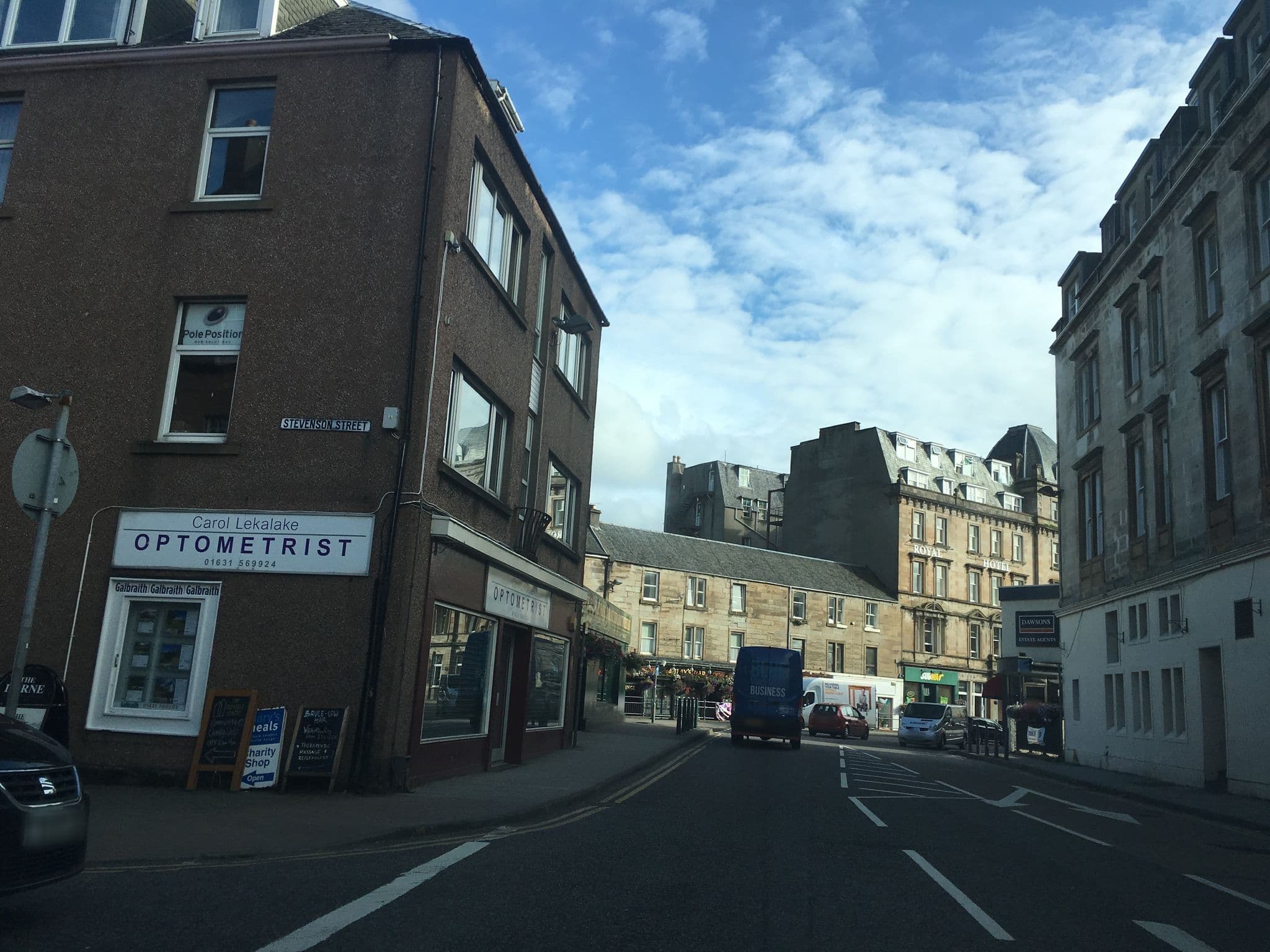 Street view near Perle Oban Hotel, Oban