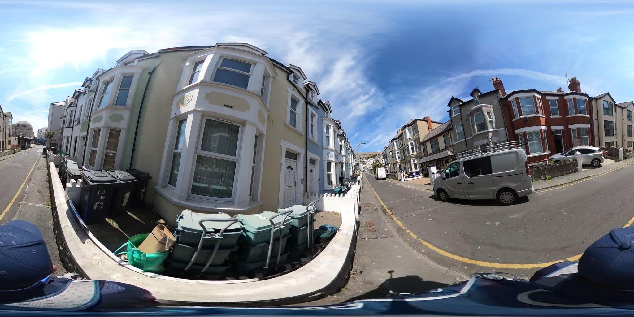 Street view near The Rosedene, Llandudno