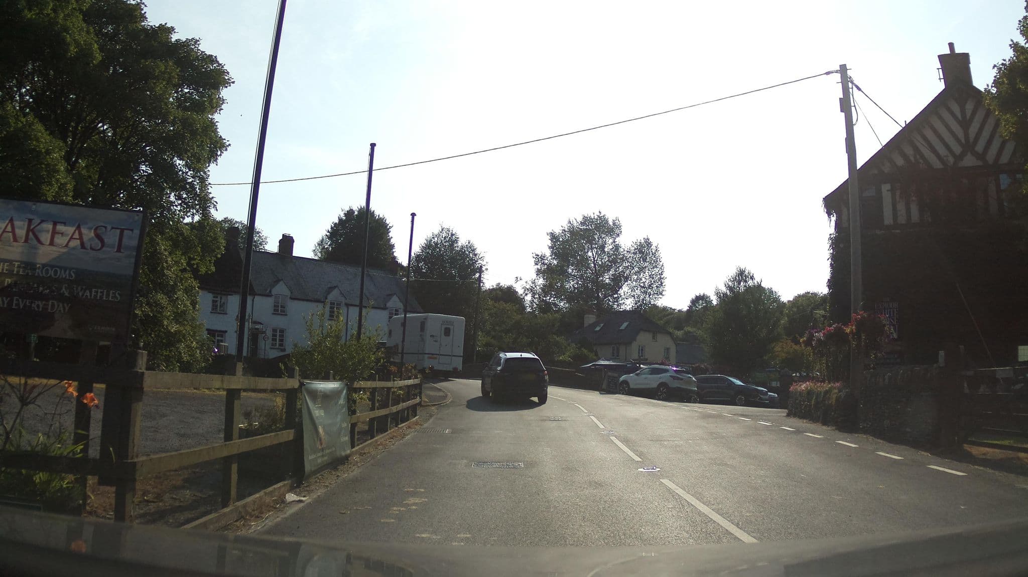 Street view near Exmoor Youth Hostel Campsite, Porlock — © southglos (CC BY-SA · Mapillary)