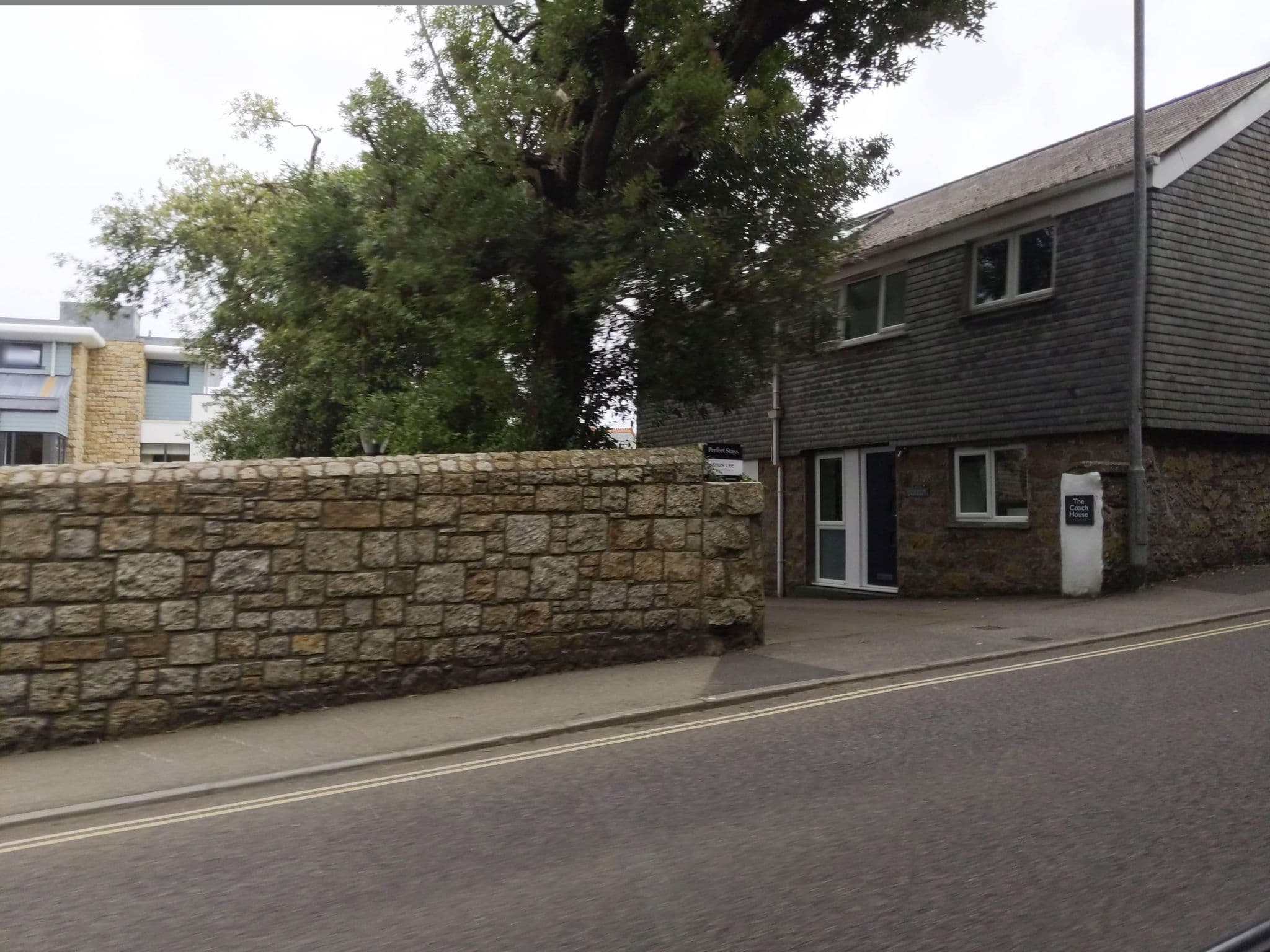 Street view near Morwenstow Apartments, St Ives — © WaggyDog (CC BY-SA · Mapillary)