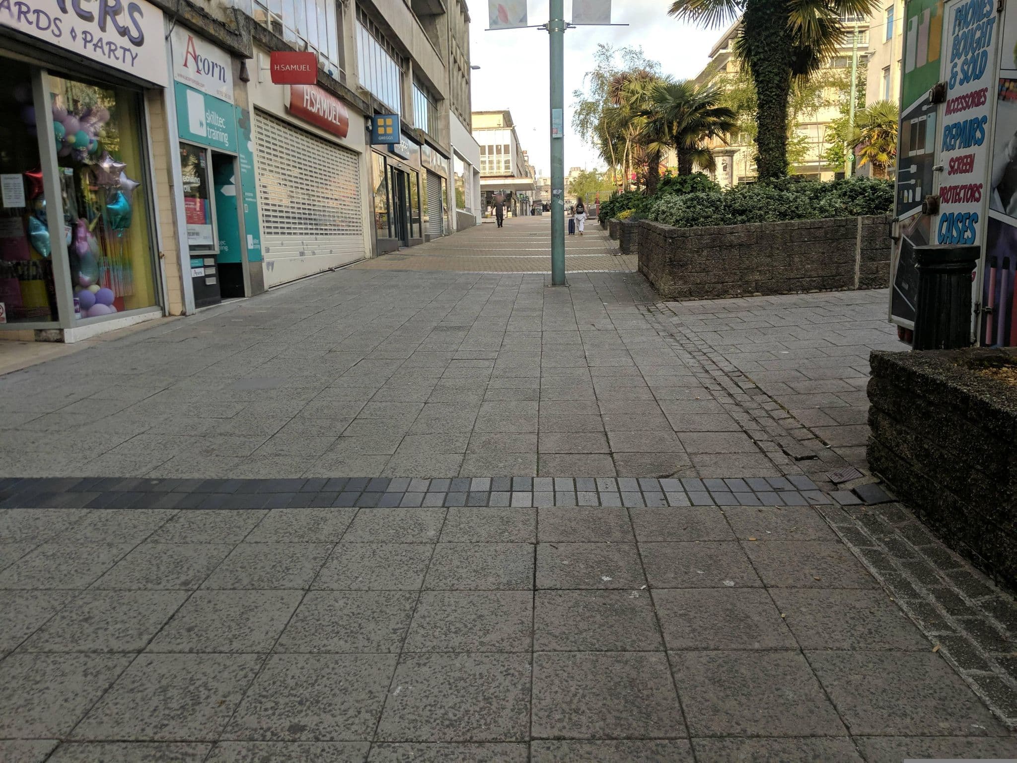 Street view near Plymouth Central, Plymouth — © WaggyDog (CC BY-SA · Mapillary)