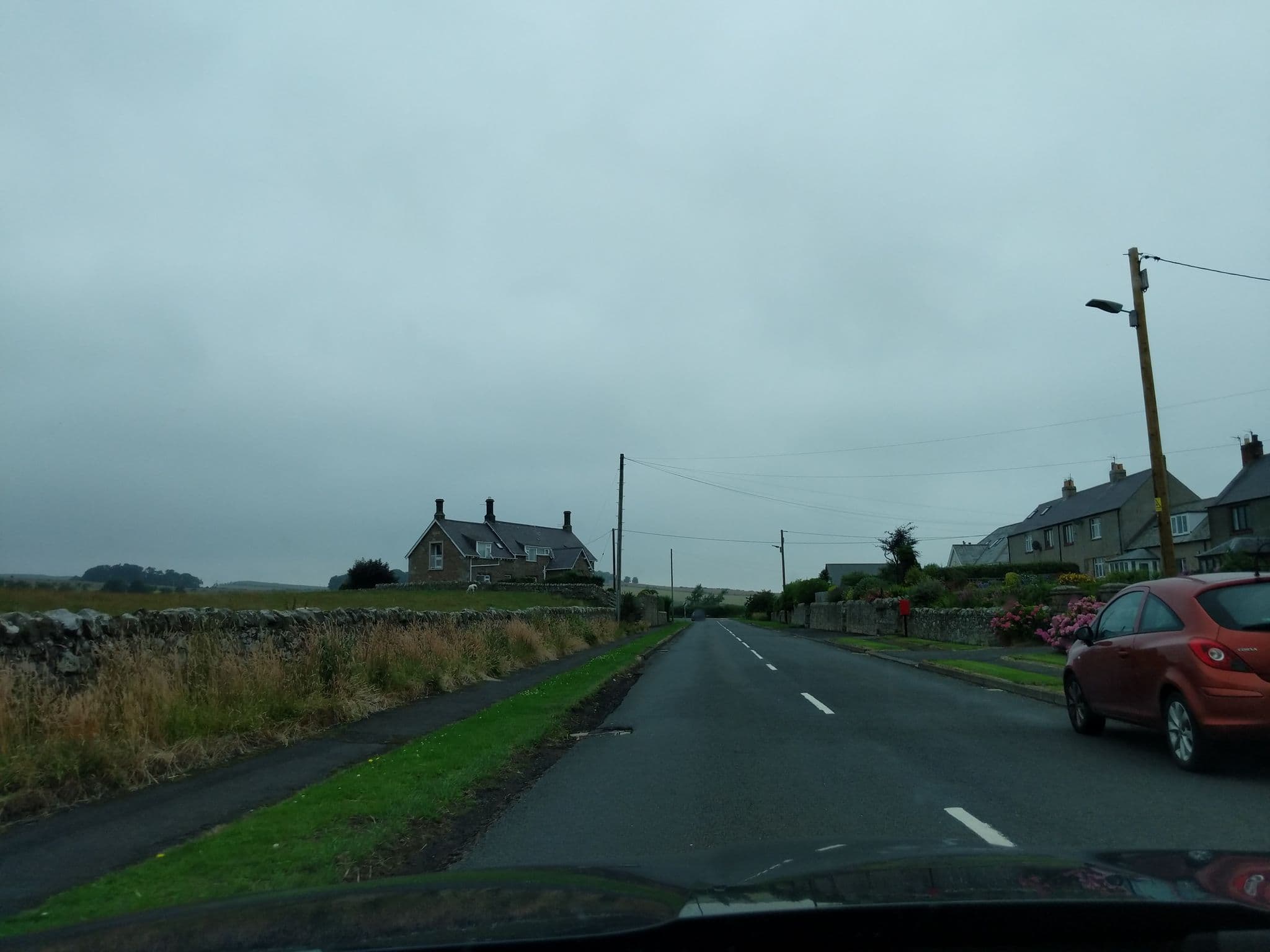 Street view near School House, Belford — © floatingboater (CC BY-SA · Mapillary)