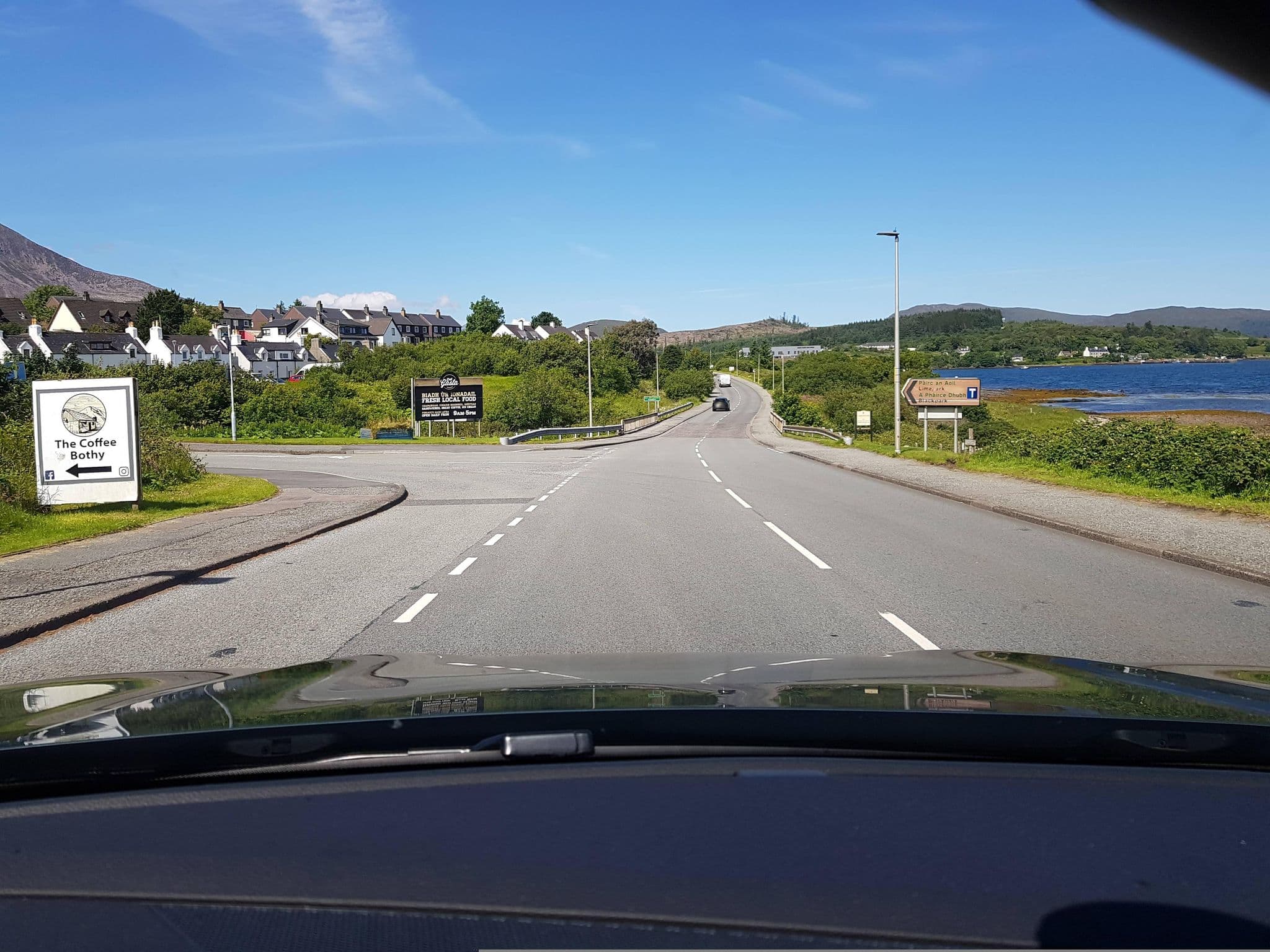 Street view near The Sheiling, Portree